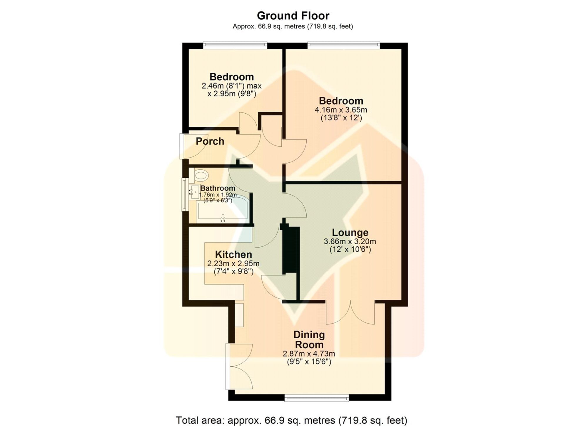 86 Mayflower Close, Gainsborough floorplan