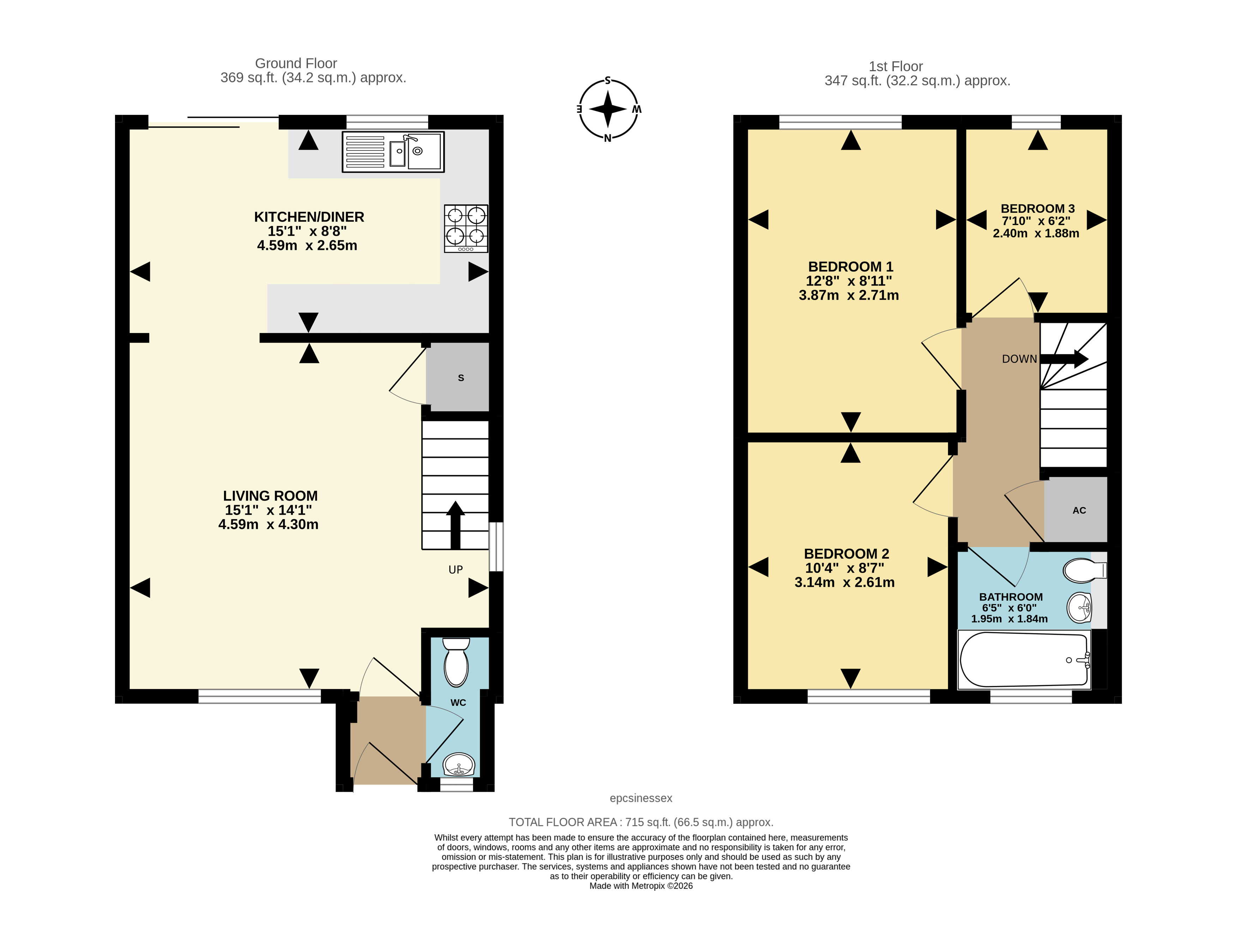 6, Sunnyside, Basildon floorplan