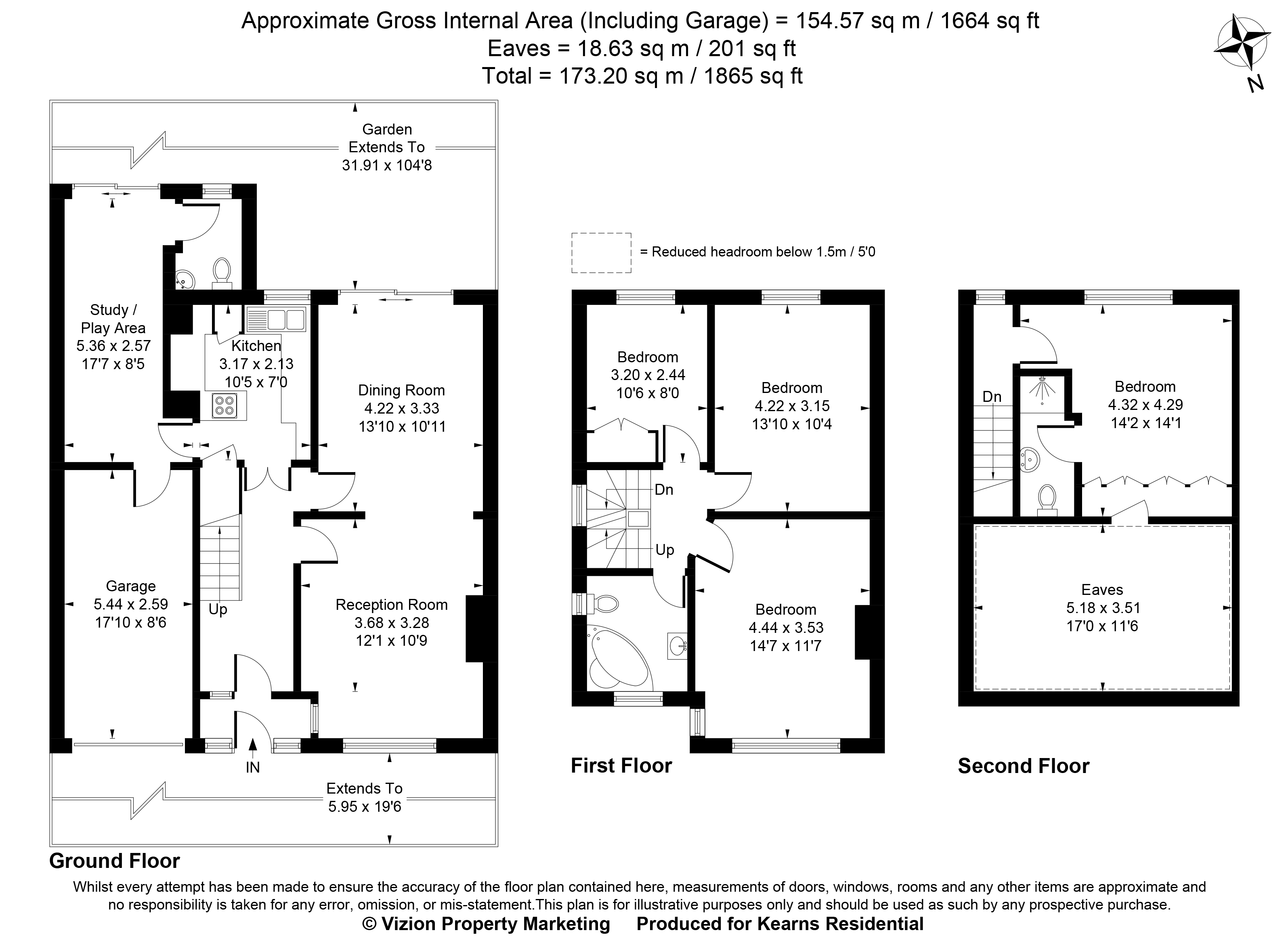 53, Kingsfield Avenue, Harrow floorplan