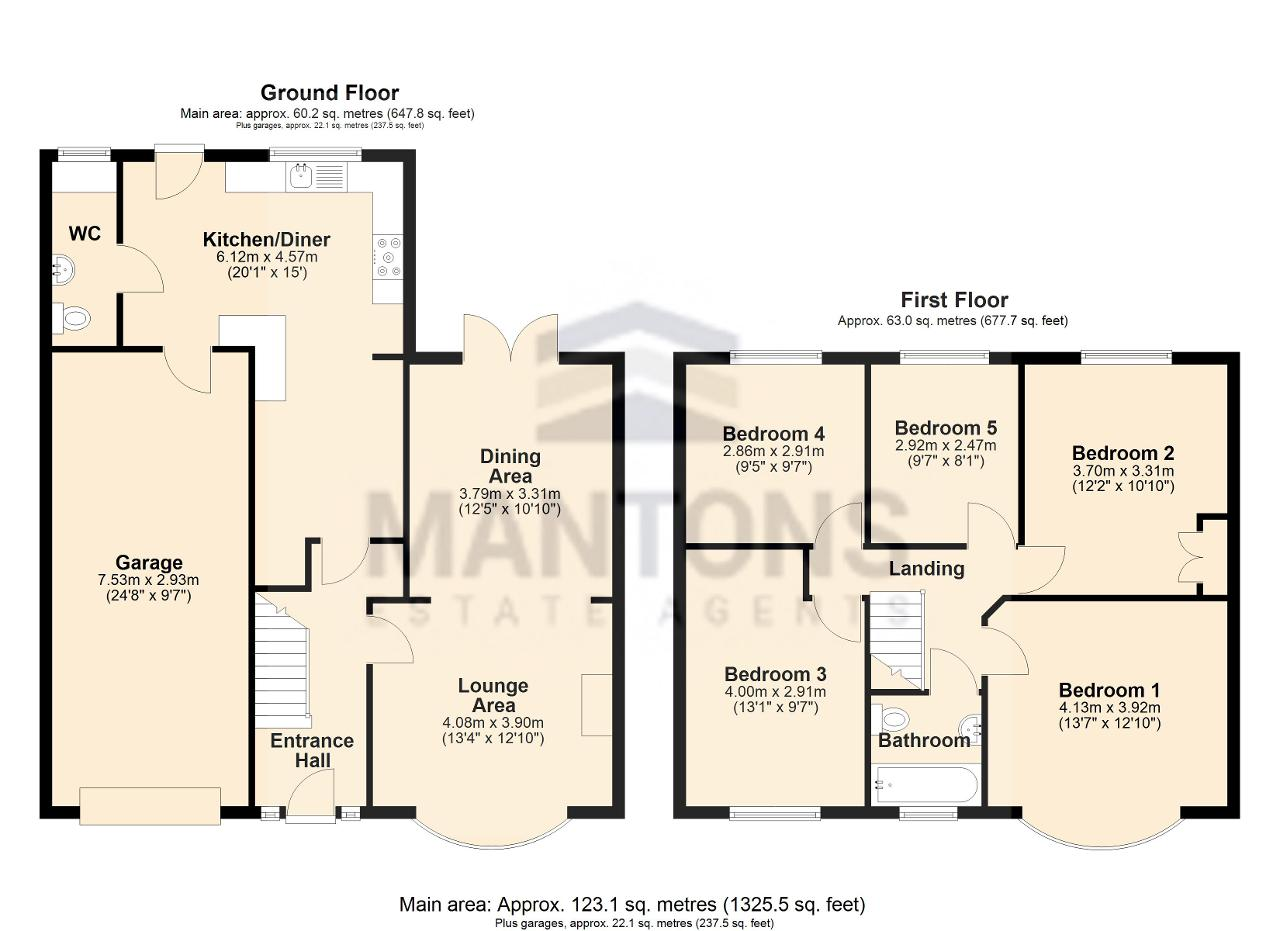 5, Fitzroy Avenue, Luton floorplan