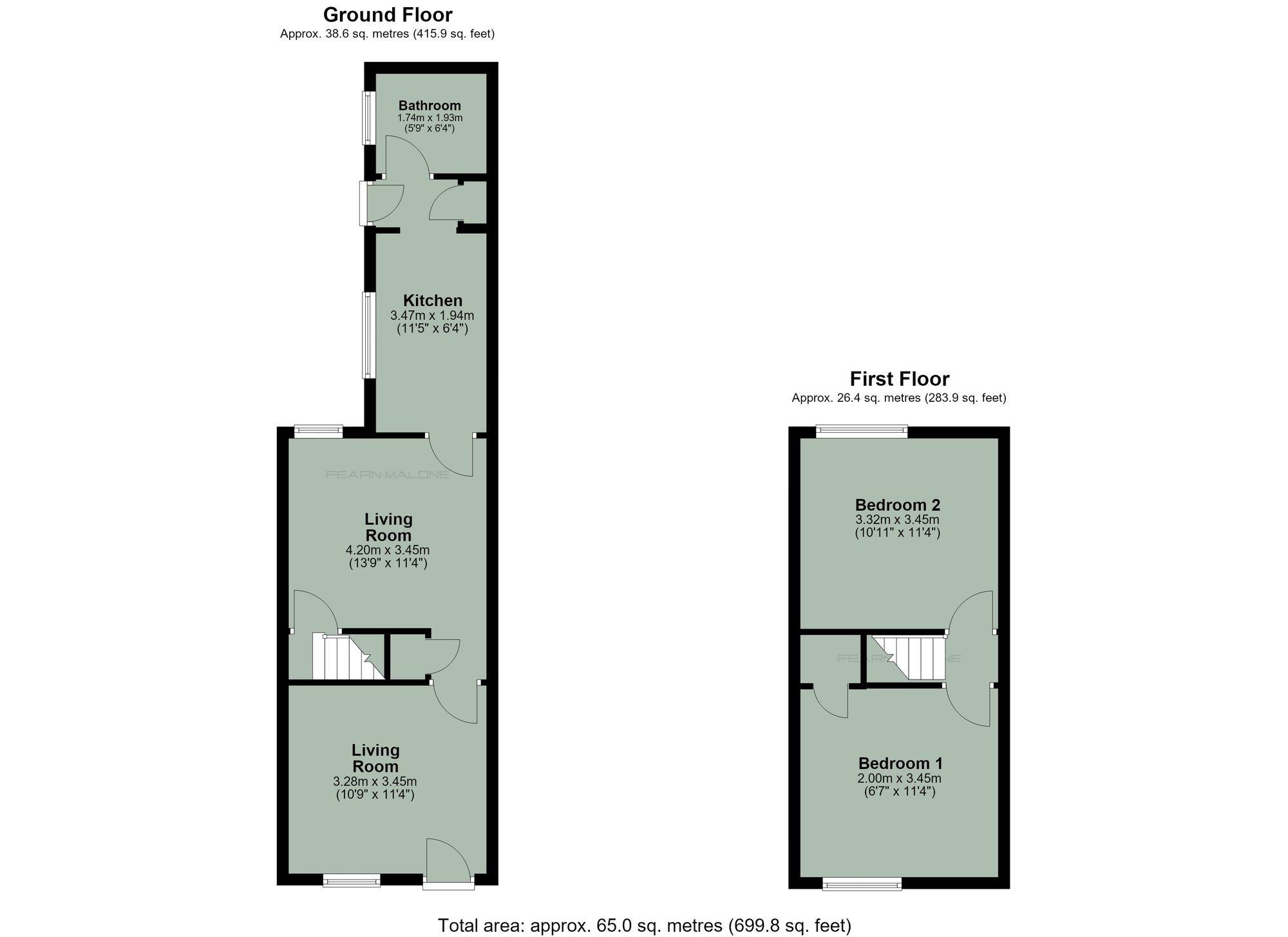 188 Clay Lane, Coventry floorplan