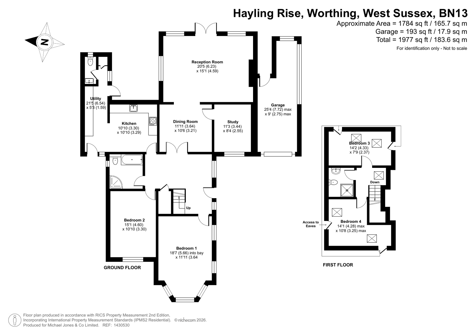 22, Hayling Rise, Worthing floorplan