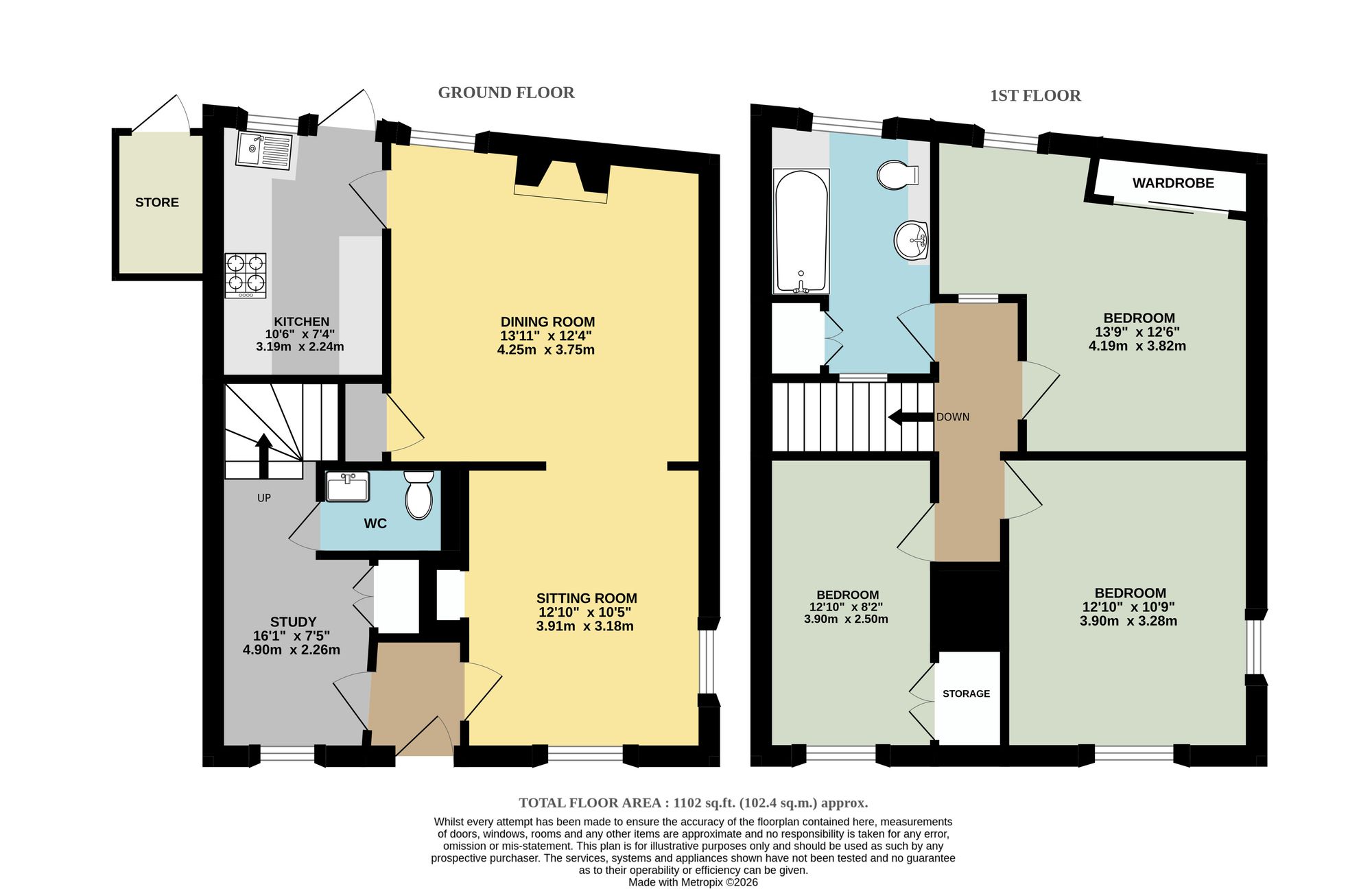 Bel Cottage High Street, Maidenhead floorplan