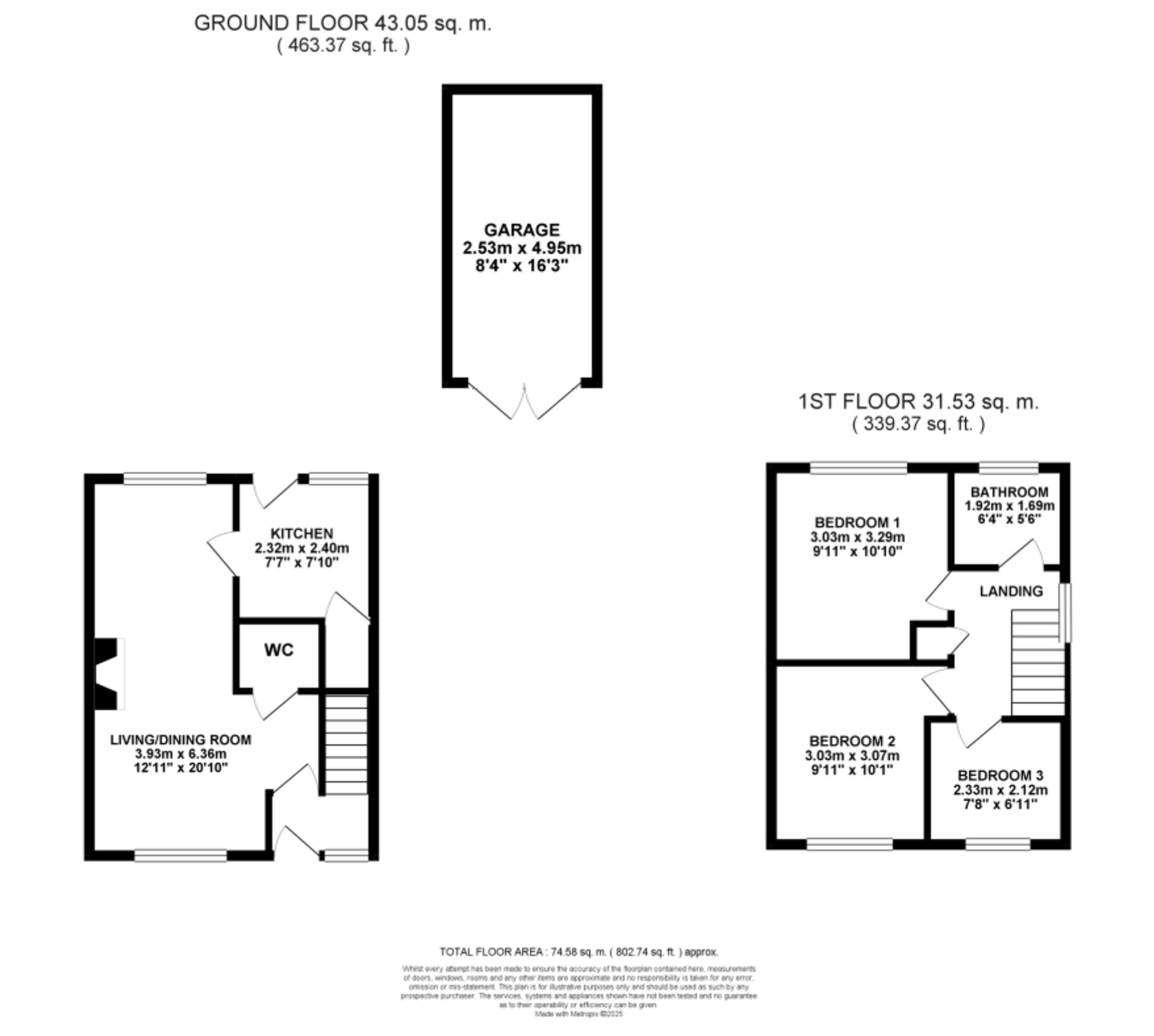 9 Derwent Drive, Stoke-On-Trent floorplan