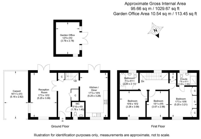 1, Holst Lane, Dunmow floorplan