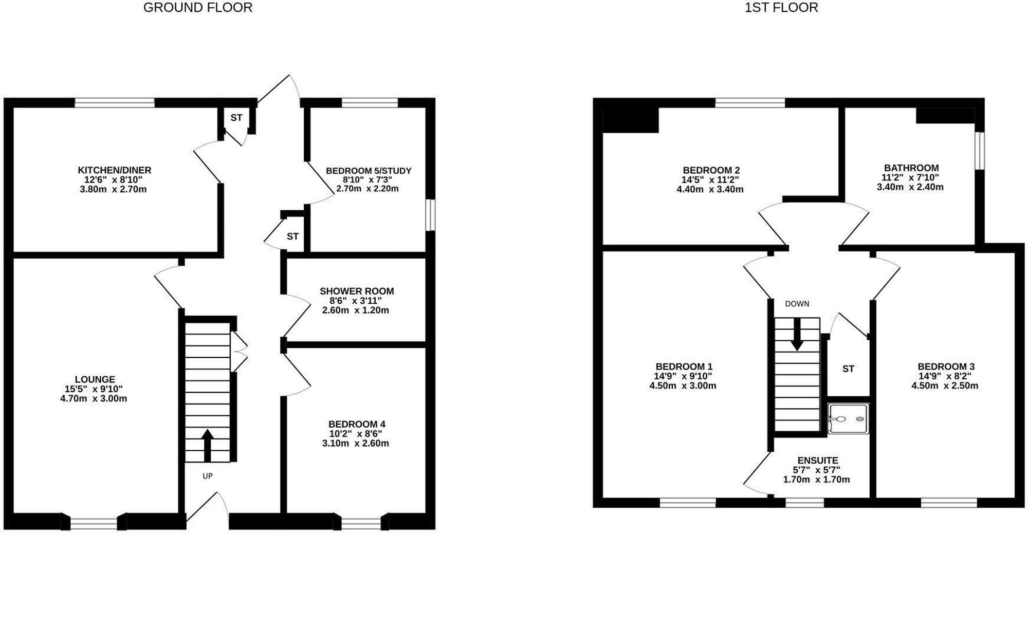 2 Delph Road, Alloa floorplan