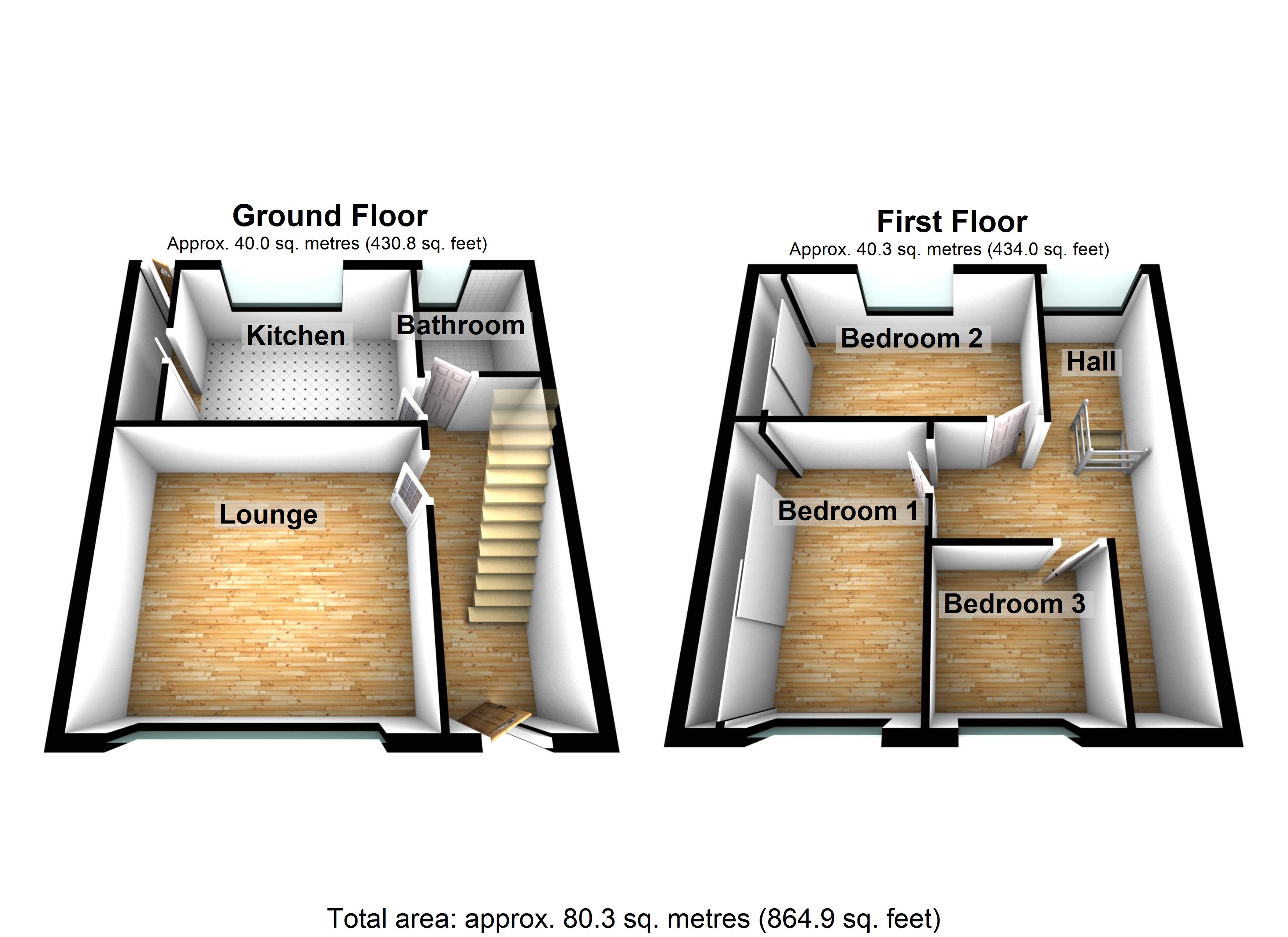 Neidpath Avenue, Coatbridge ML5, 3 bedroom end terrace house for sale
