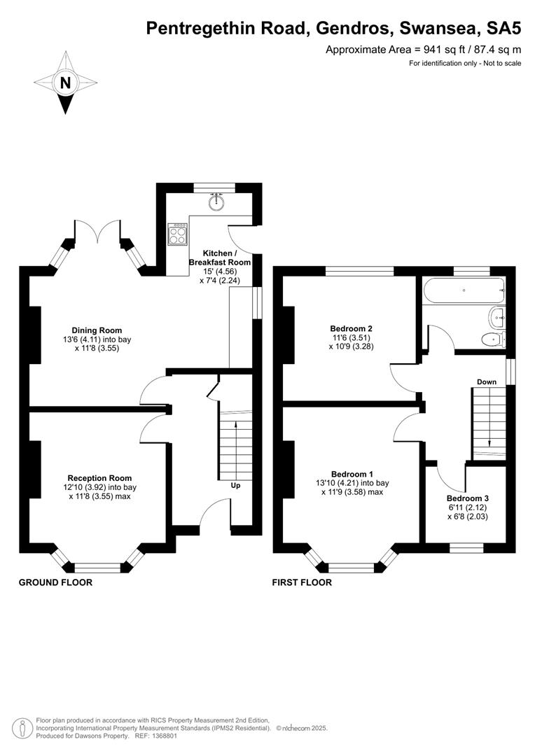 391, Pentregethin Road, Swansea floorplan