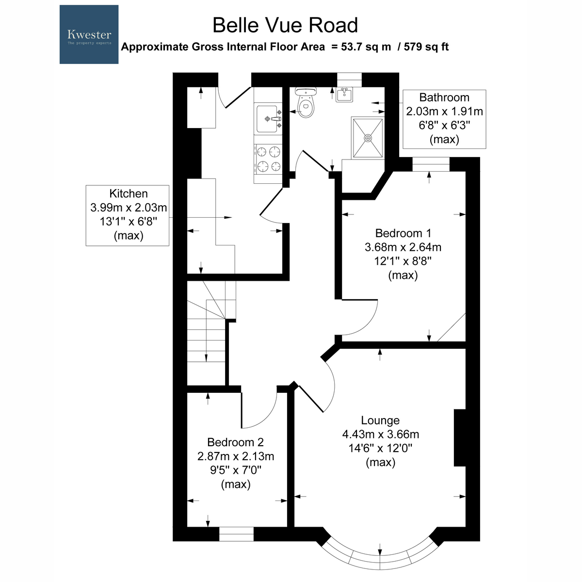 75, Bellevue Road, Southend-on-sea floorplan