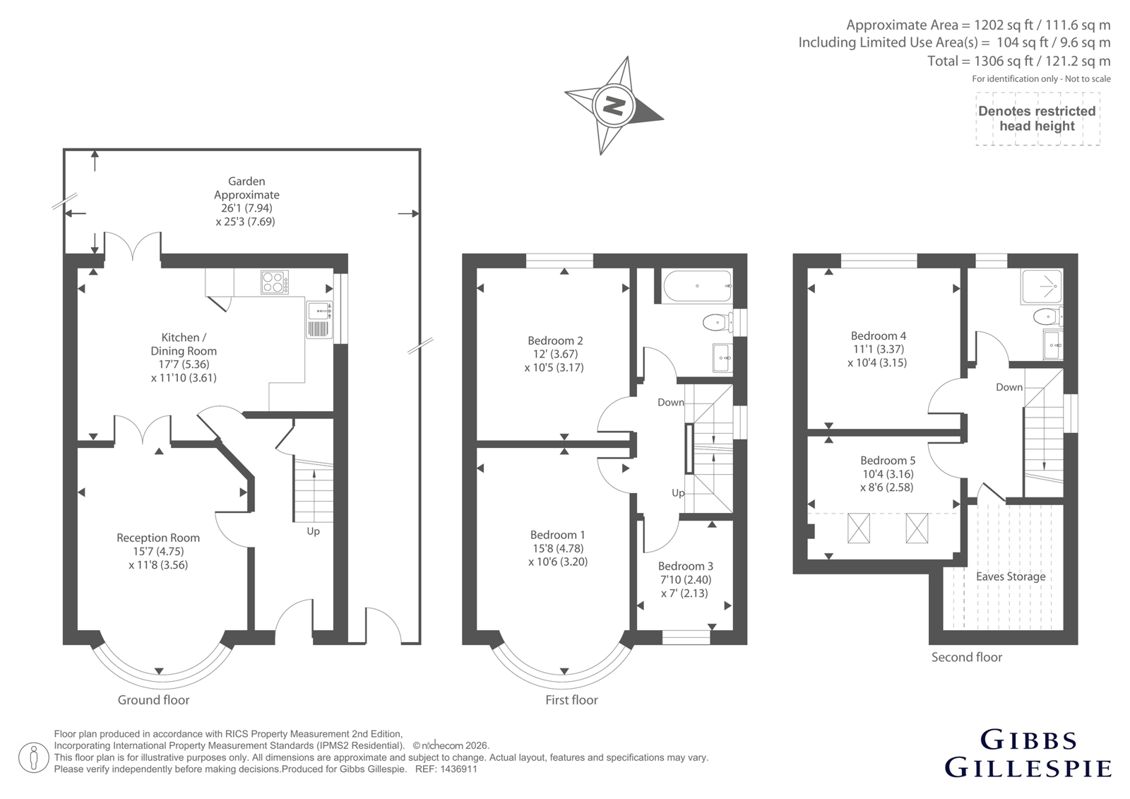 51, Hillside, Uxbridge floorplan