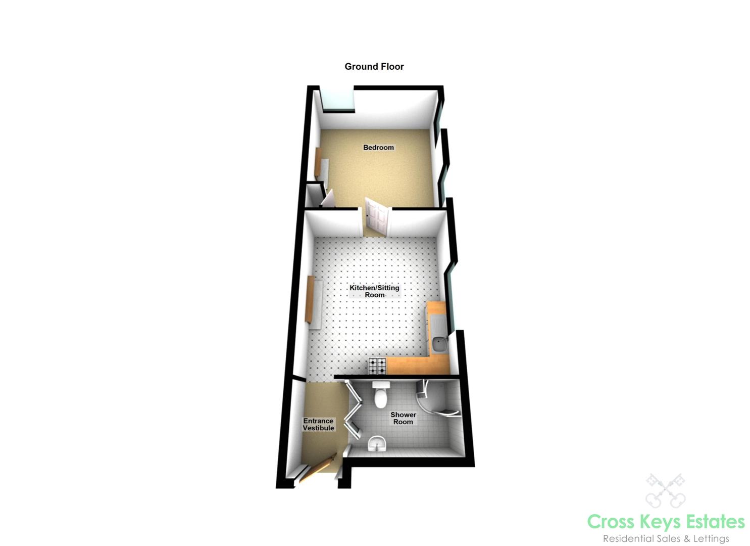 Flat 2, 10, Collingwood Villas, Plymouth floorplan