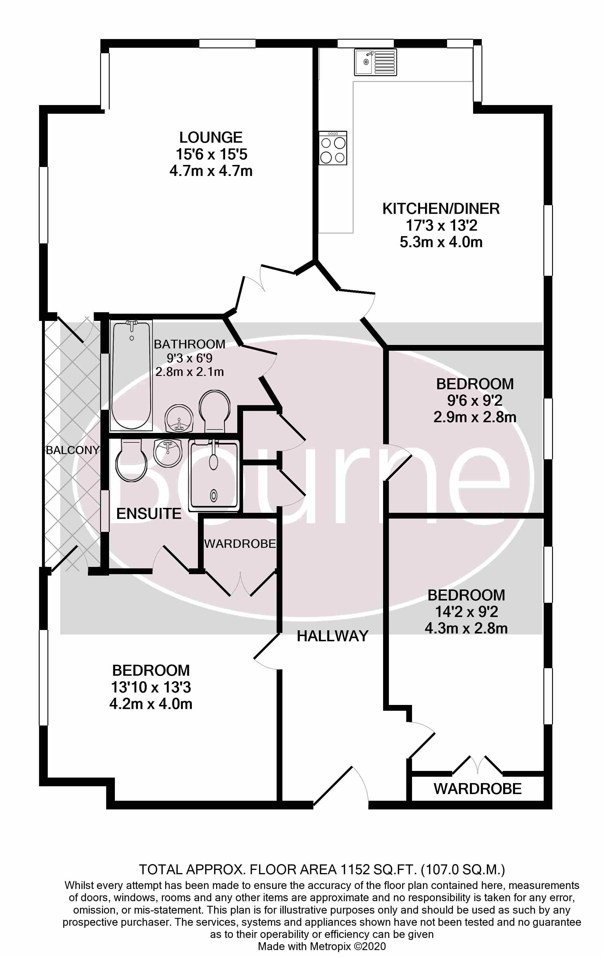 7 Fitzhammon House,, Idsworth Down, Petersfield floorplan
