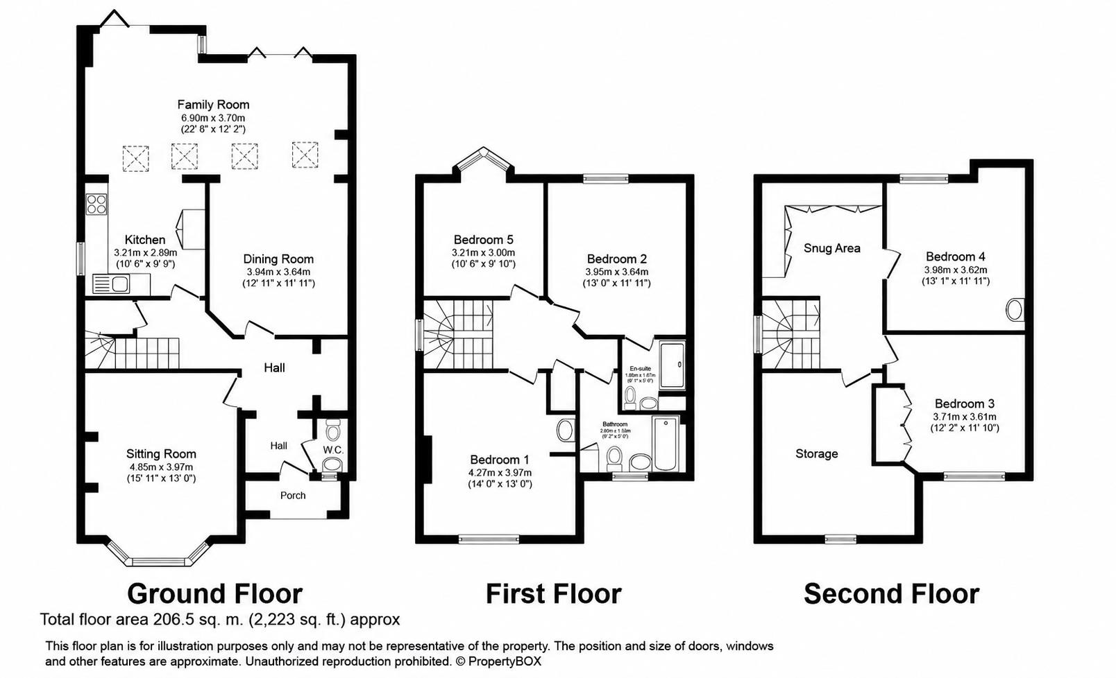 214, Walton Road, Surrey floorplan