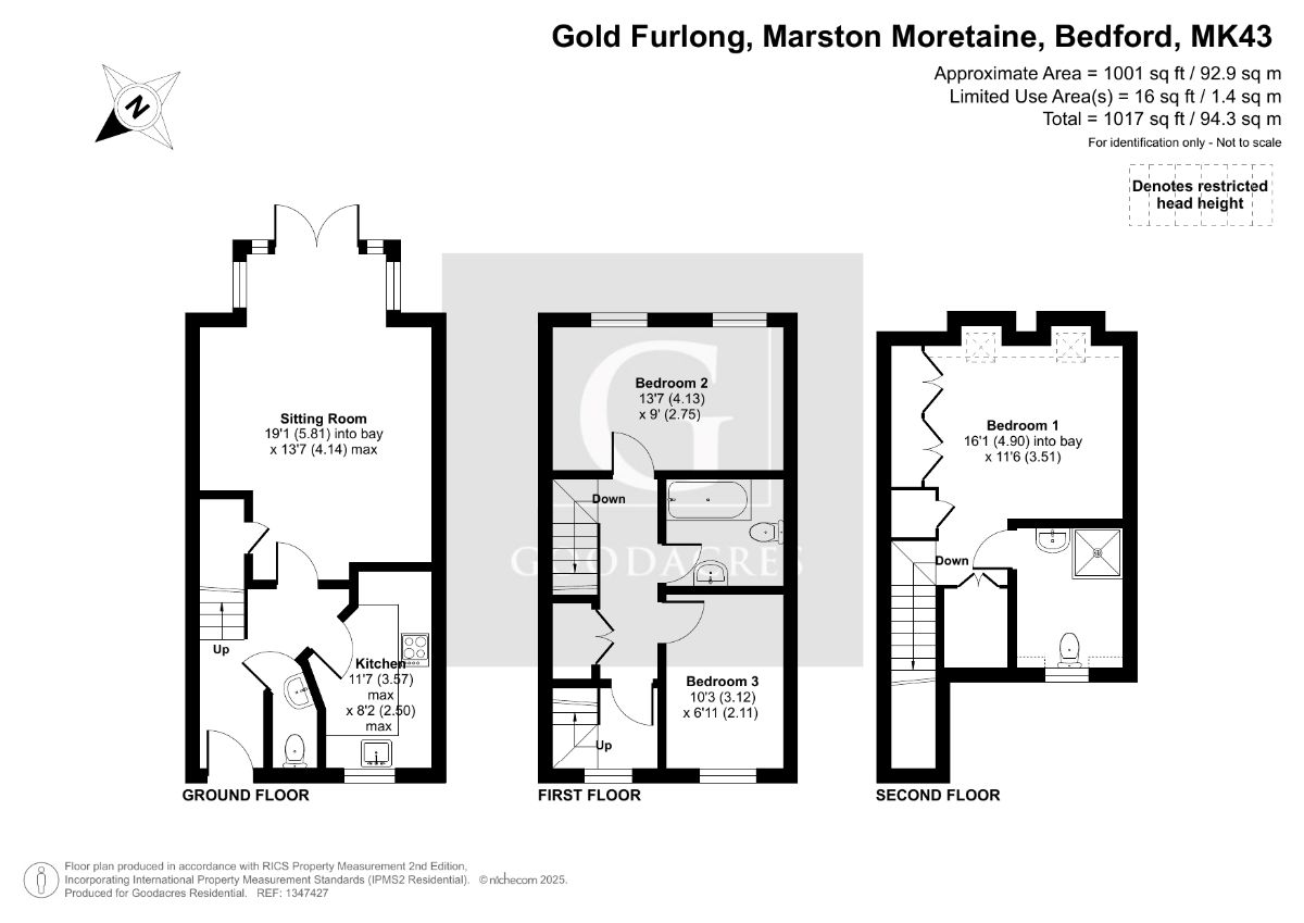 39 Gold Furlong, Bedford floorplan