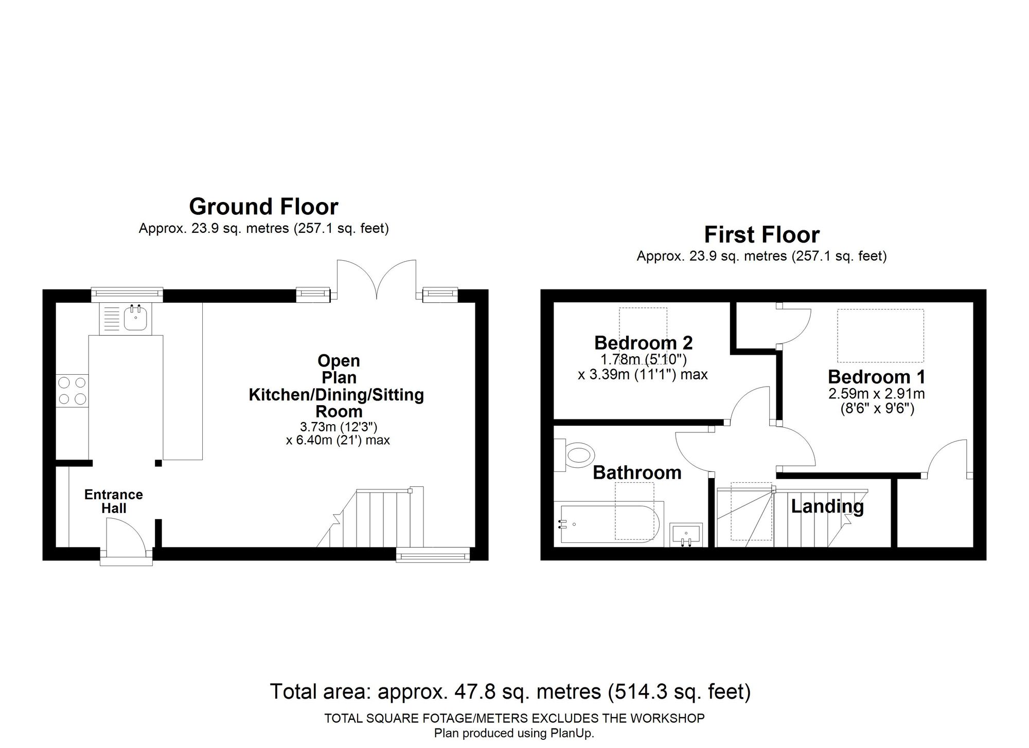 6 Clocktower Court Coxwell Road, Faringdon floorplan