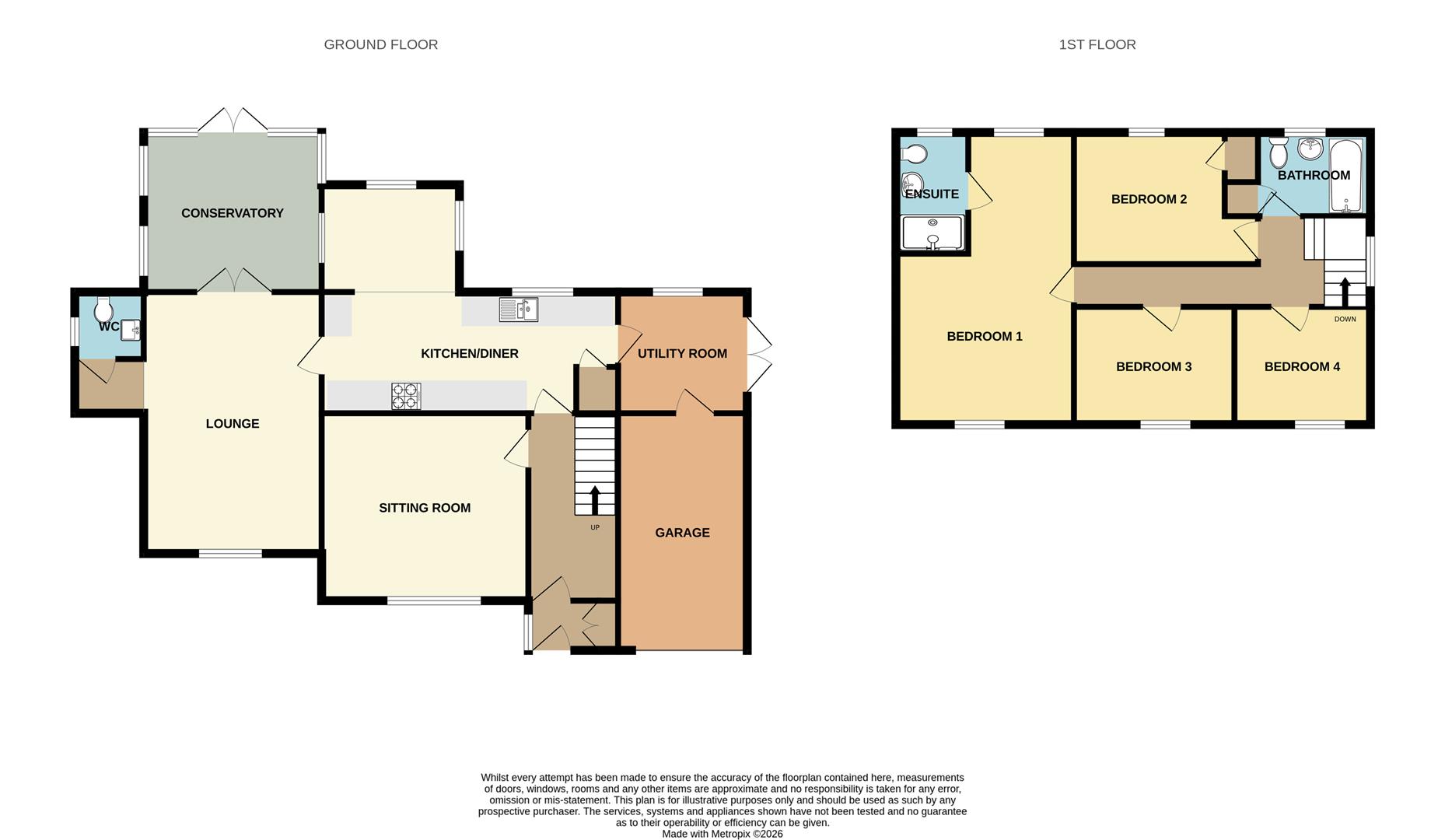 15, Jasmine Close, Highbridge floorplan