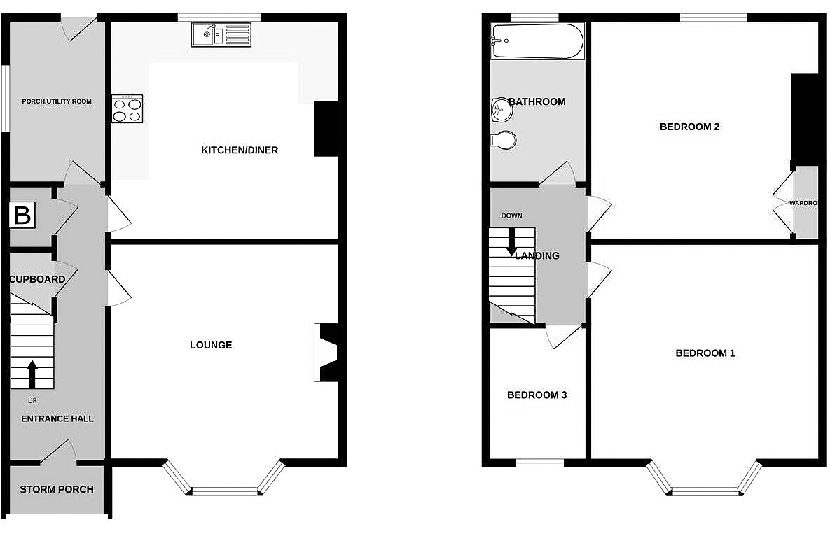 79, Old Exeter Road, Devon floorplan