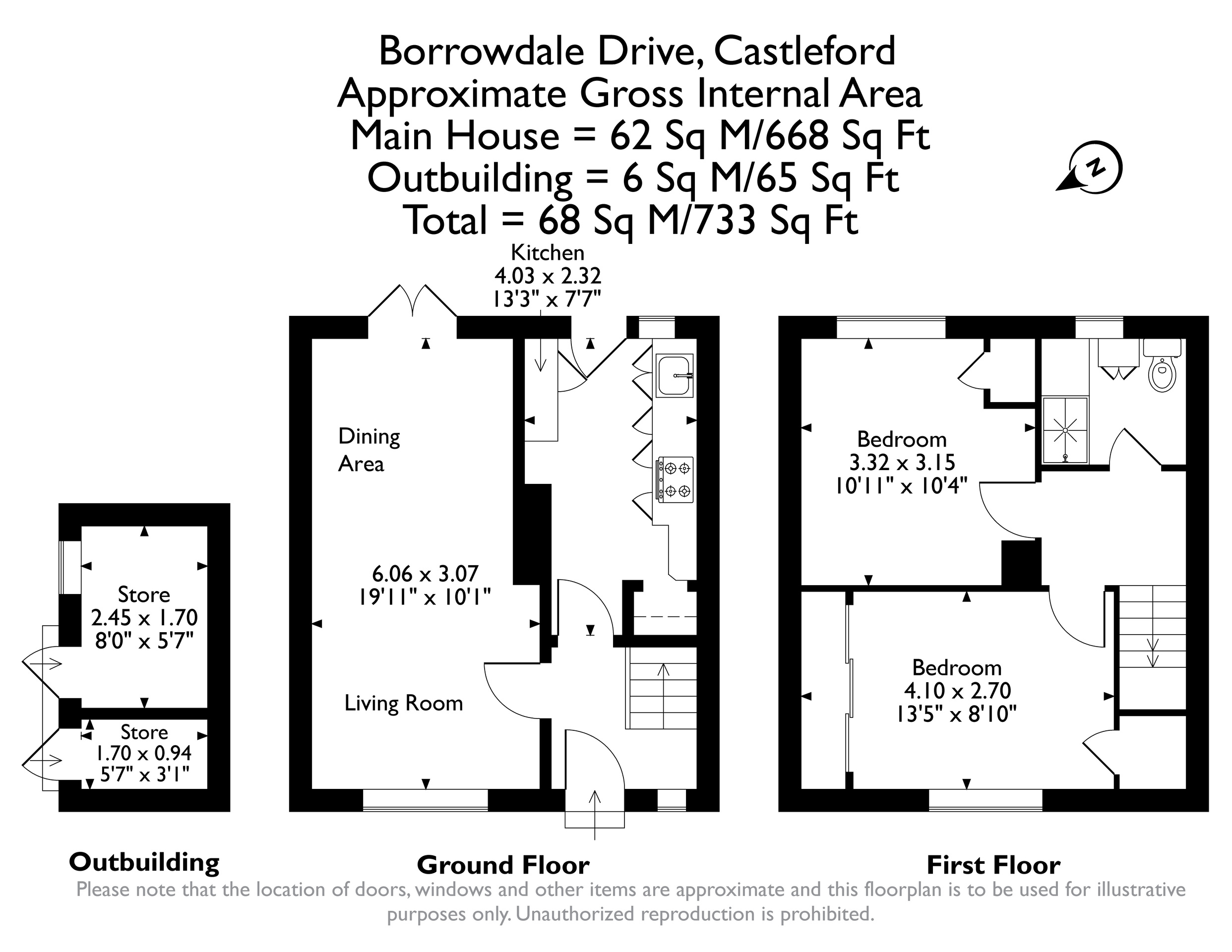 68 Borrowdale Drive, West Yorkshire floorplan