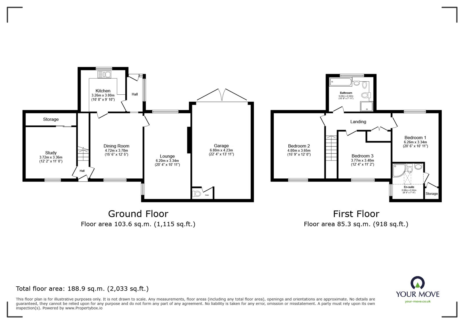 17, Prince Street, Derbyshire floorplan