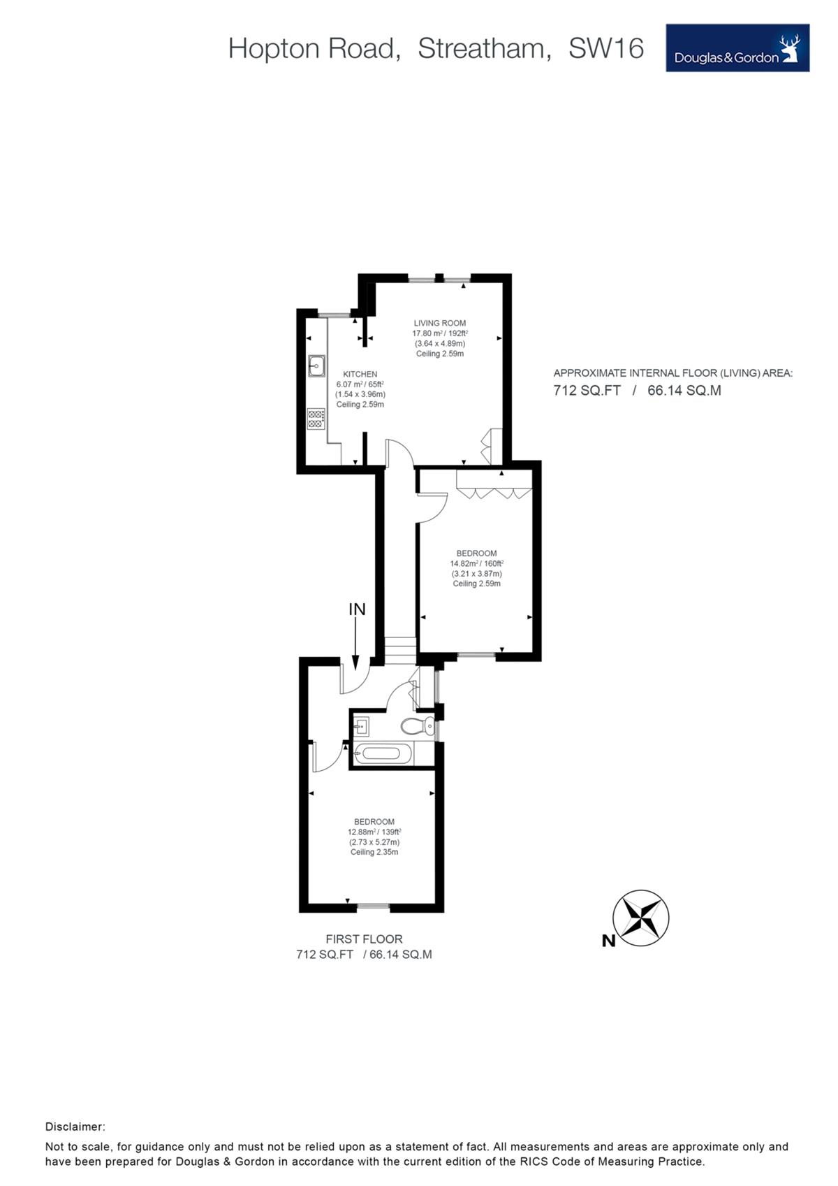 2 Bedrooms Flat to rent in Hopton Road, London SW16
