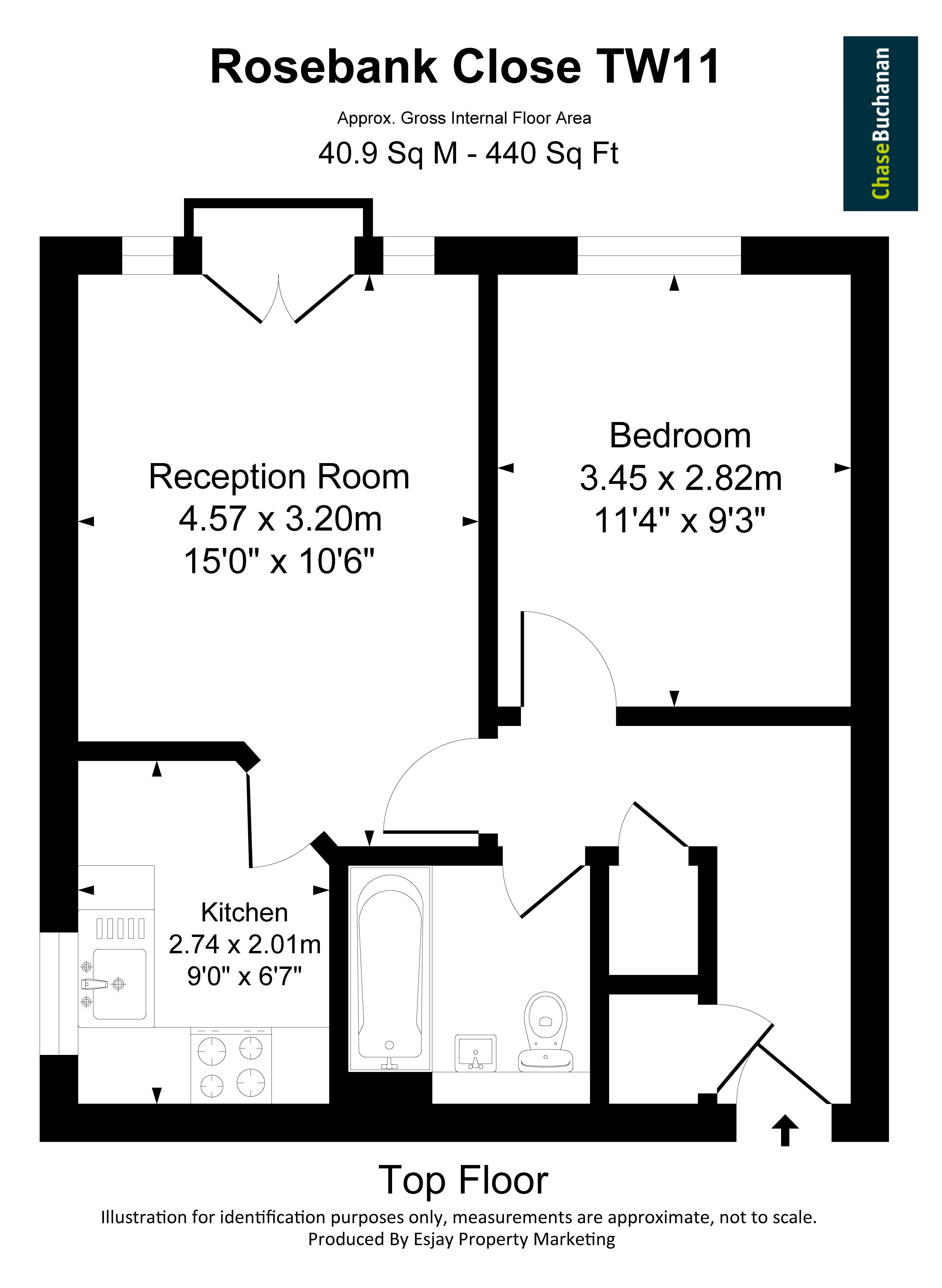 33, Rosebank Close, Teddington floorplan
