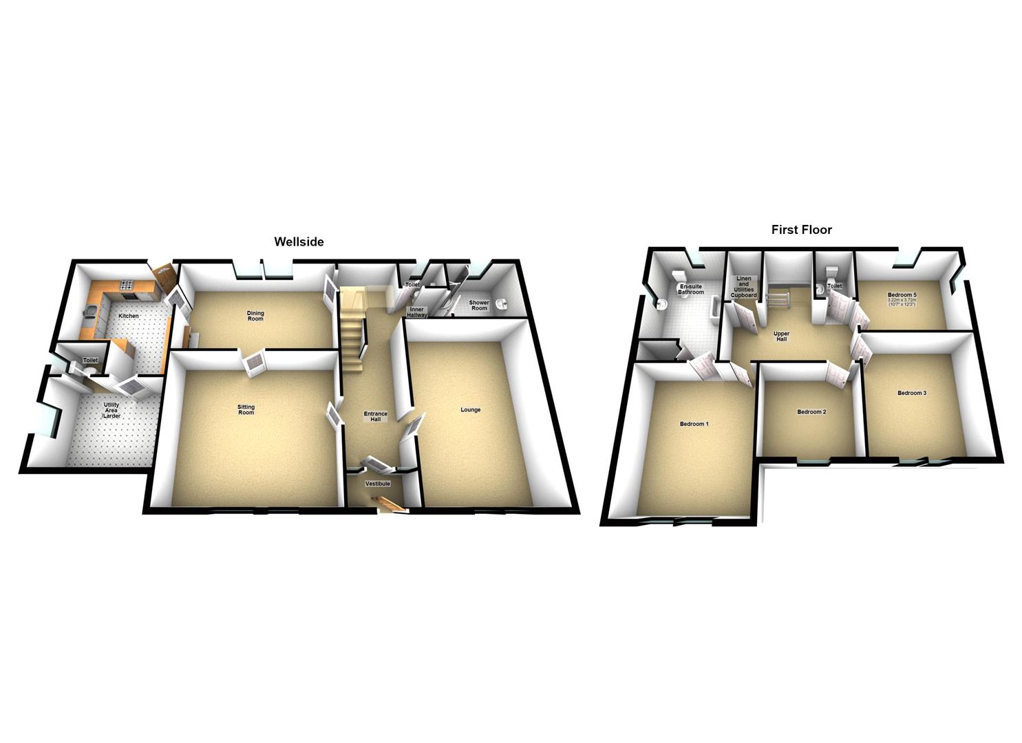 Wellside, North Thunderguy, Isle of Arran floorplan