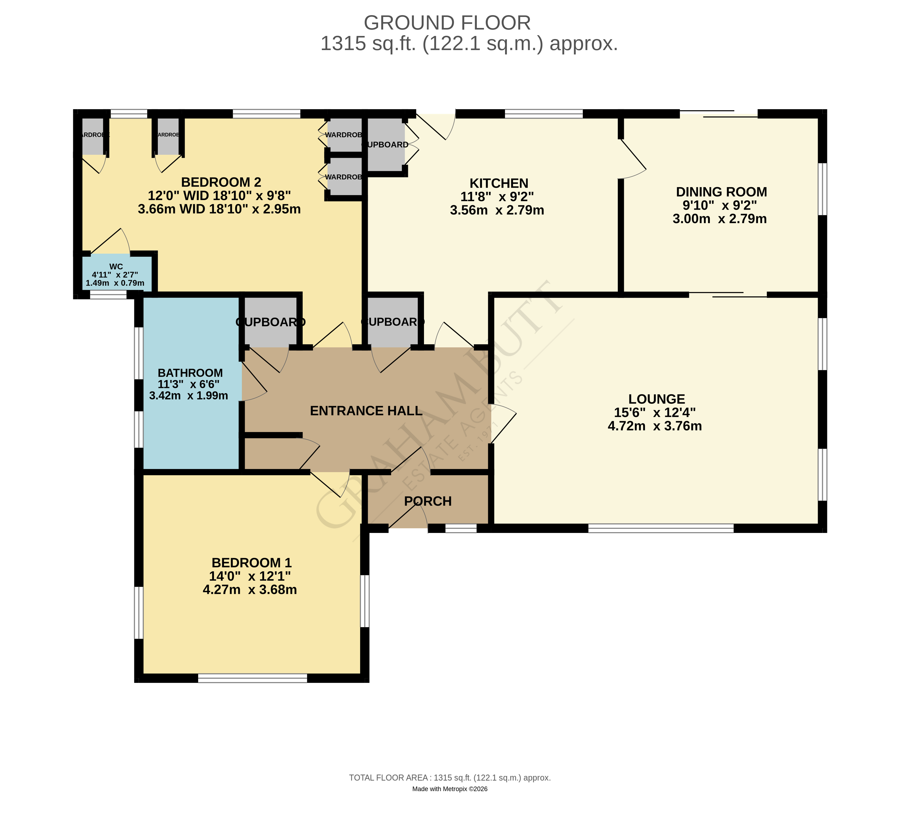 5, Bay Trees Close, Littlehampton floorplan