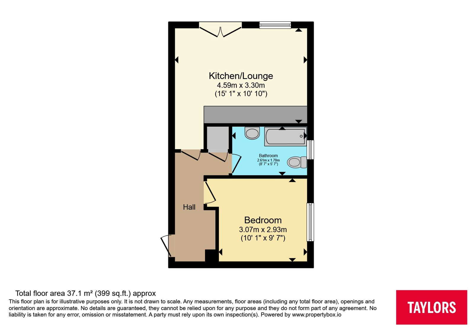 3, Yalland Close, Somerset floorplan