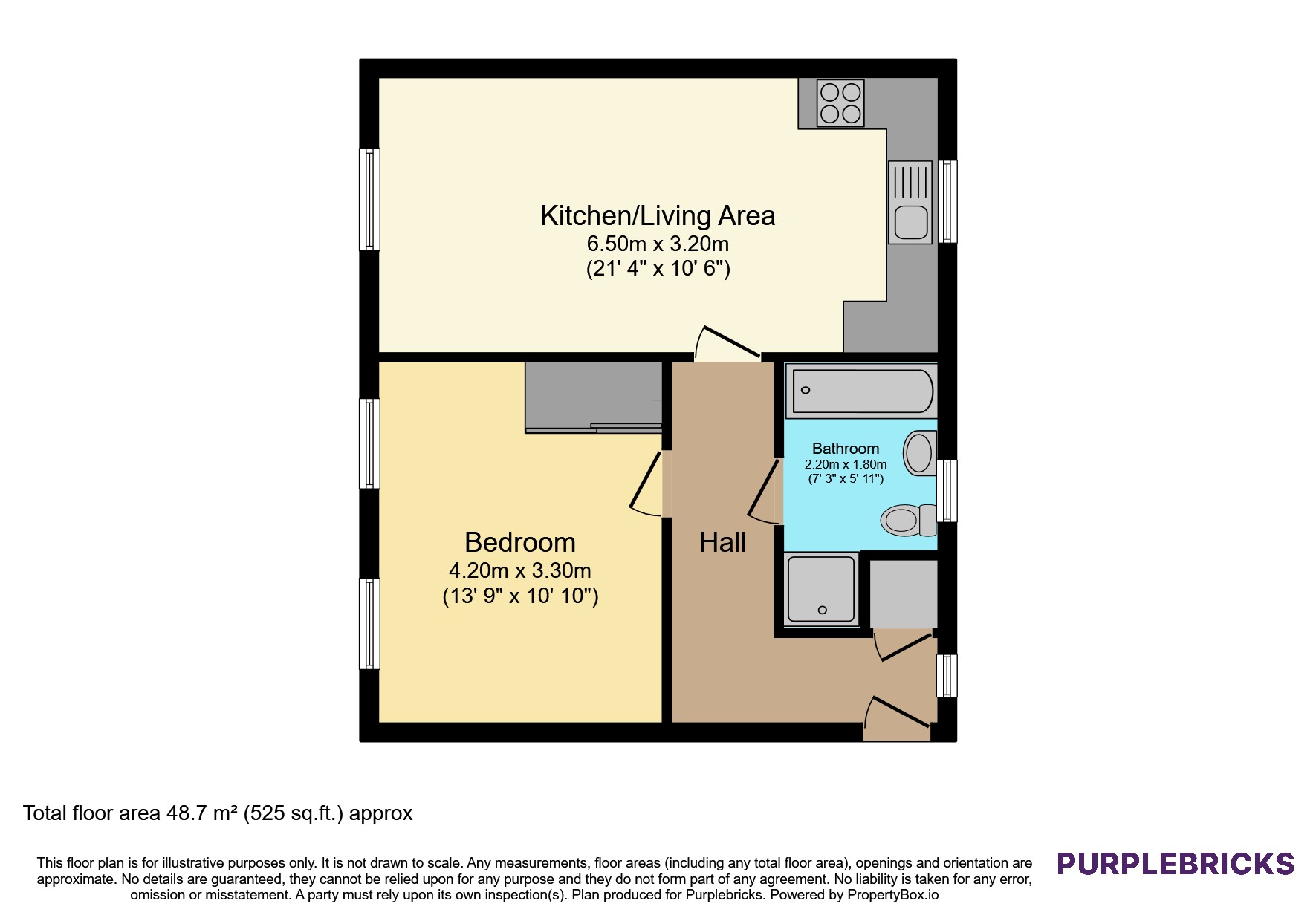 1 Ambassador Avenue, Apartment 3, Birmingham floorplan