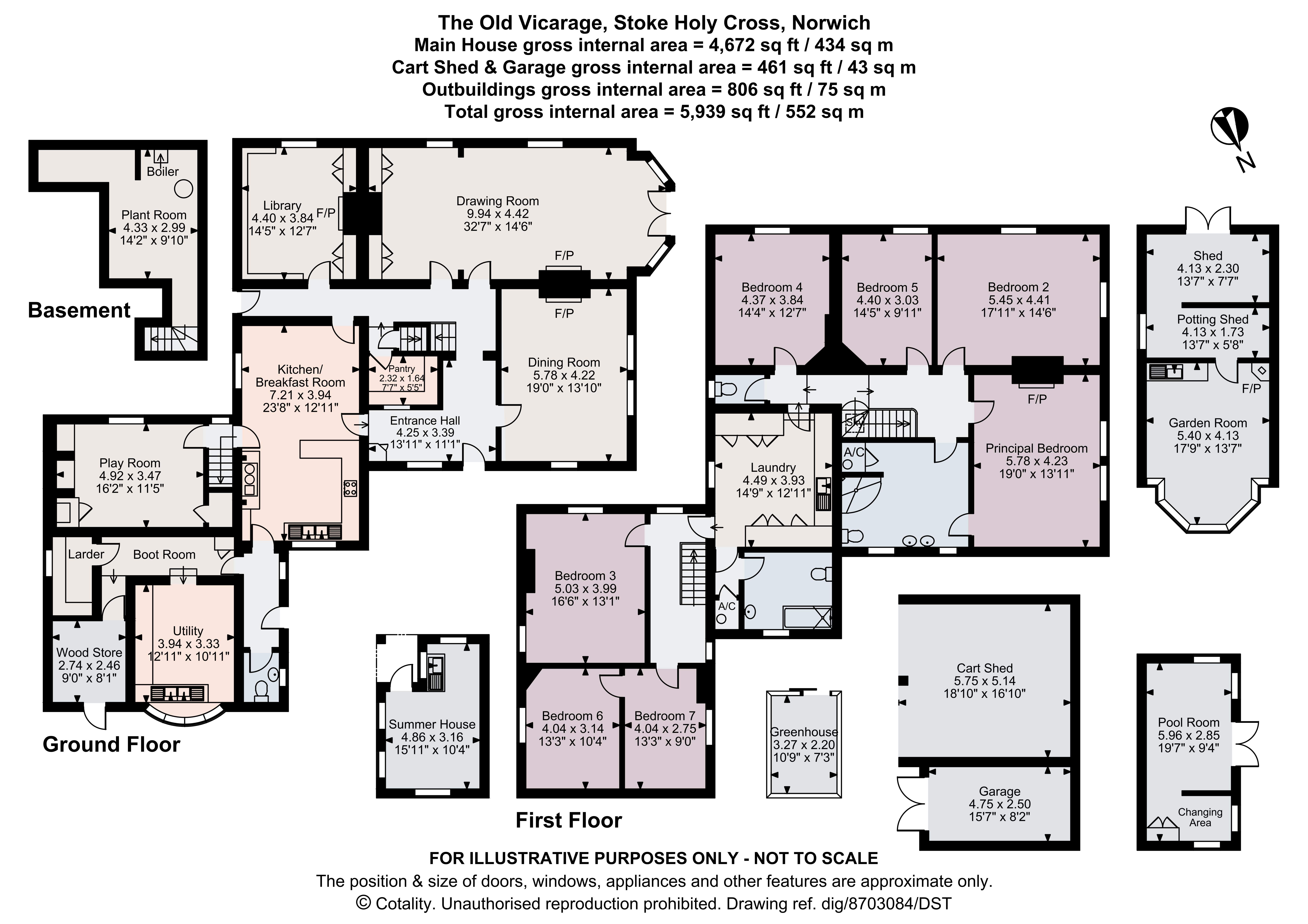 The Old Vicarage, 2, Norwich Road, Norwich floorplan