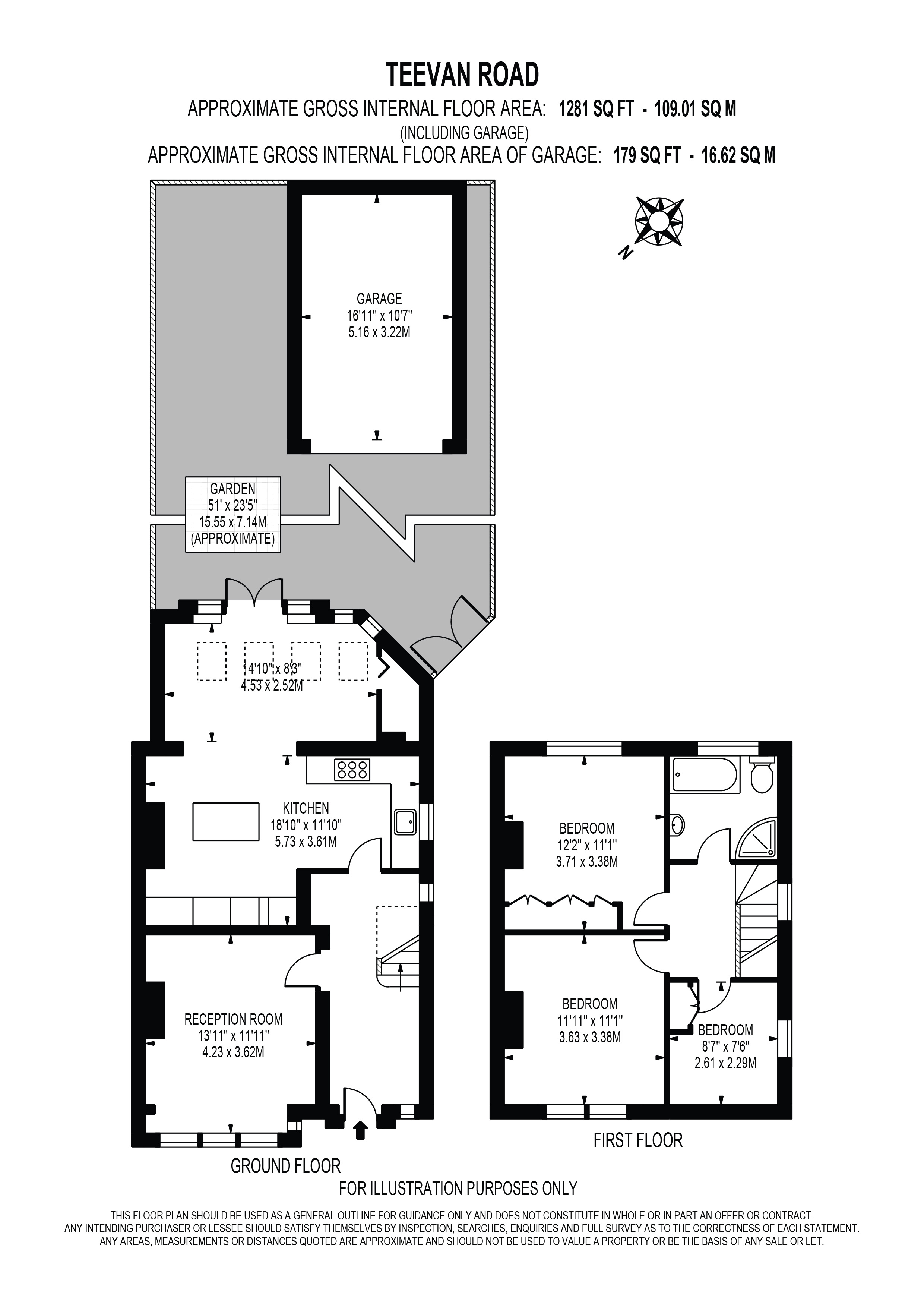 44, Teevan Road, Surrey floorplan
