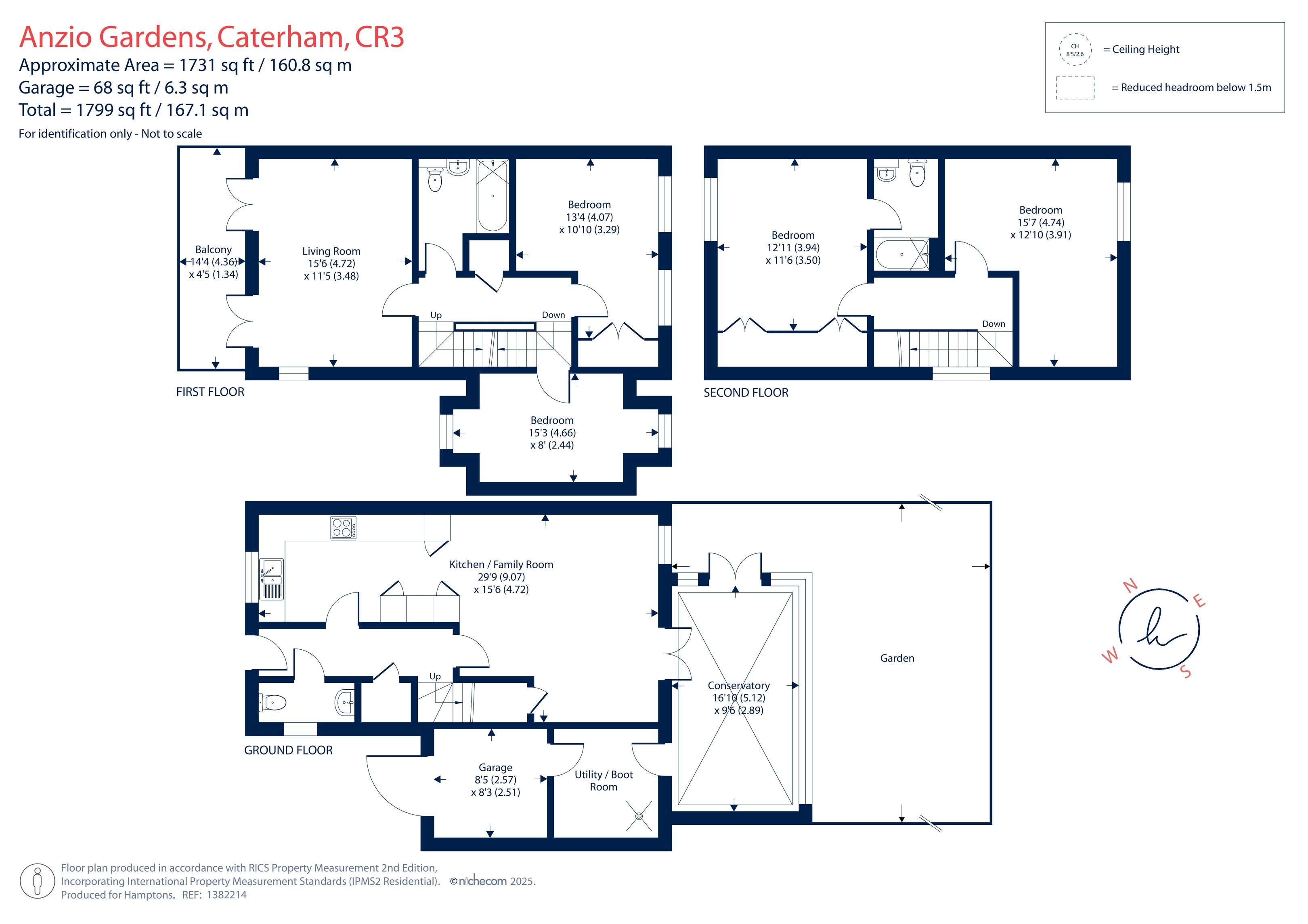 6, Anzio Gardens, Caterham floorplan