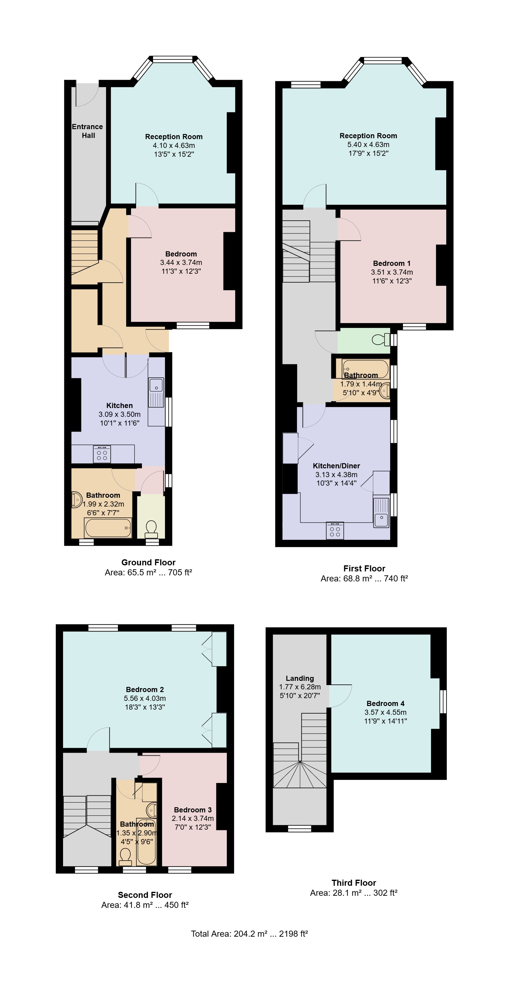 18, Mansfield Road, Hampstead, London floorplan