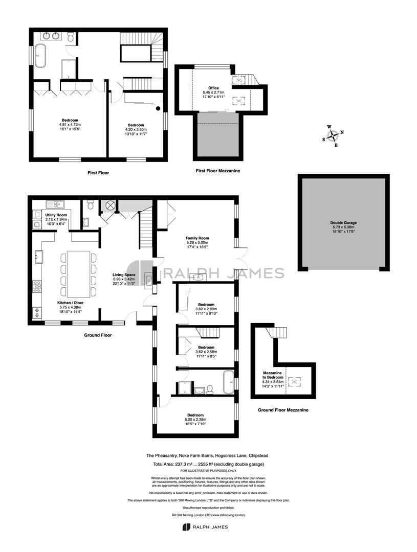 The Pheasantry, 3 Noke Farm Barns, Hogscross Lane, Coulsdon floorplan