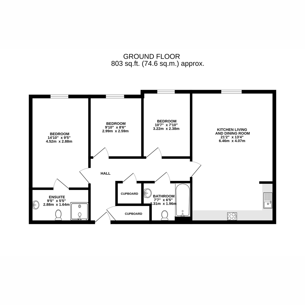 46, Talavera Close, Bristol floorplan