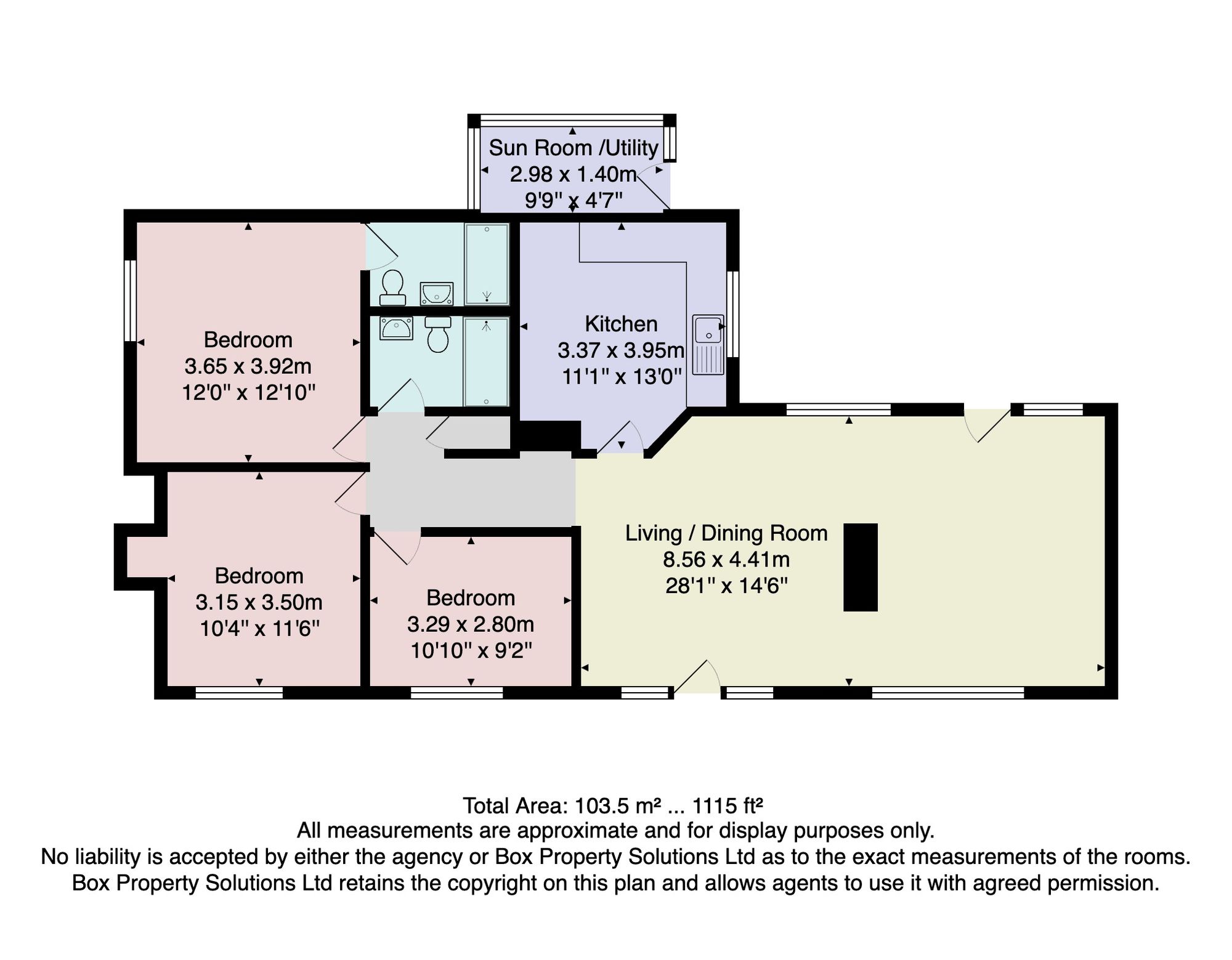 2 Rossett Holt Drive, Harrogate floorplan