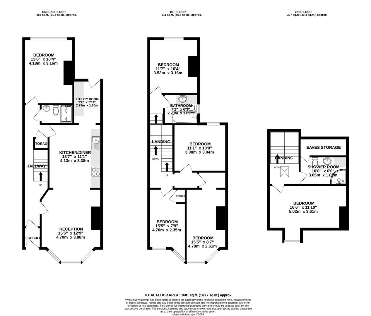 54, North View, Bristol floorplan