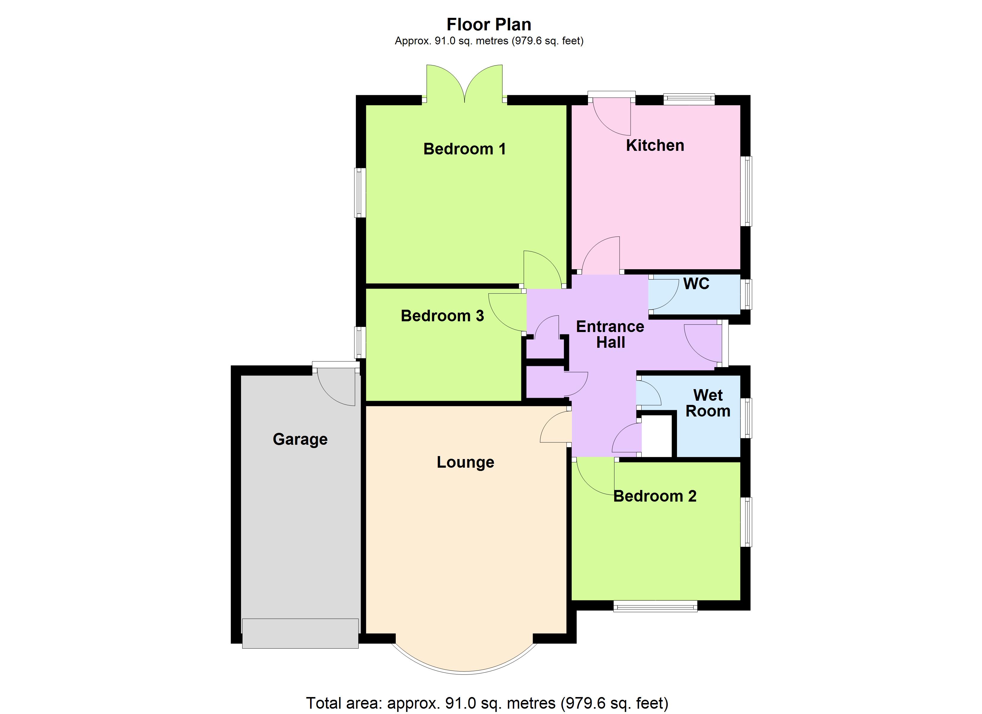 13, Amberley Road, Rustington floorplan