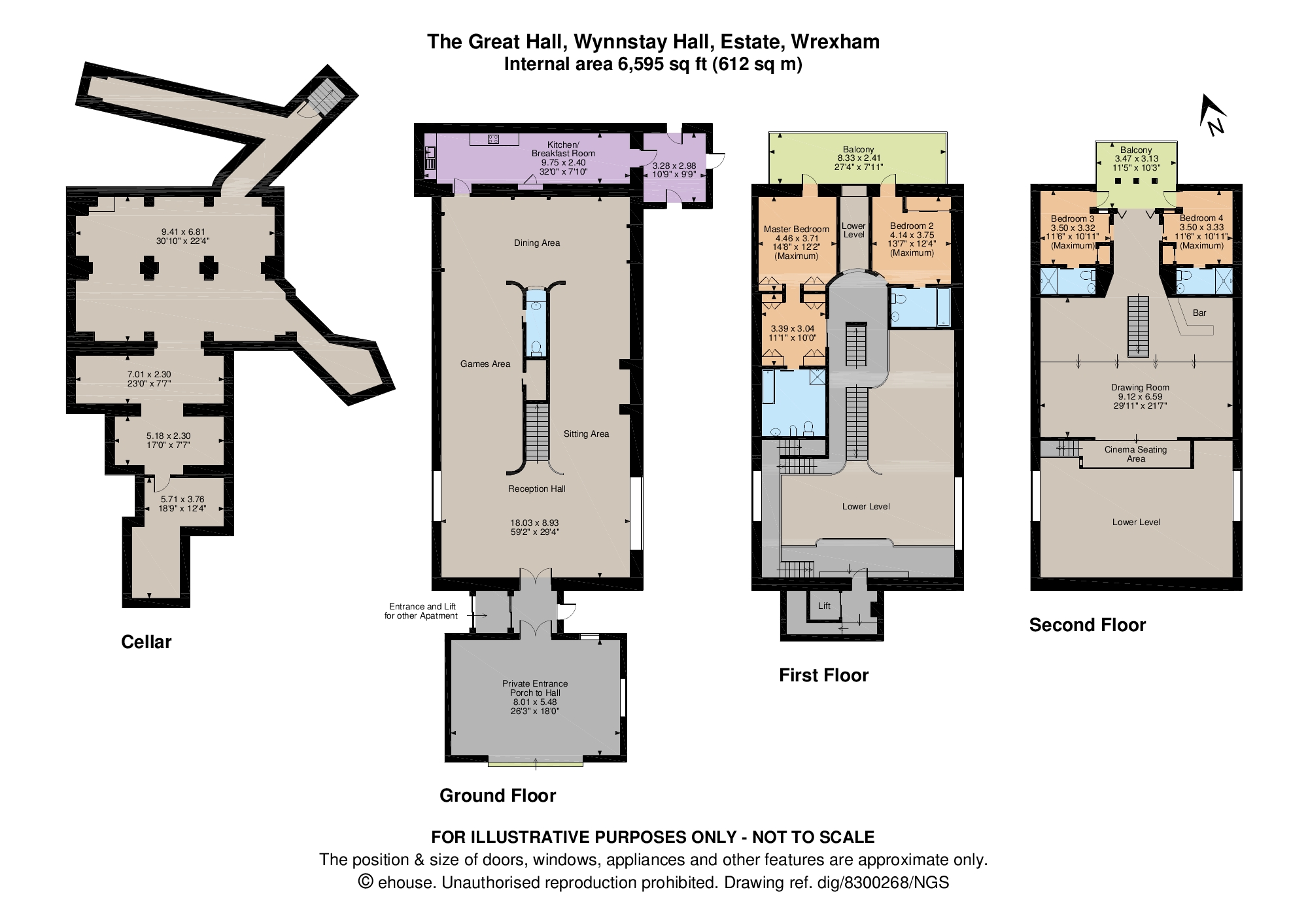 4 Bedrooms  for sale in Wynnstay Hall Estate, Ruabon, Wrexham LL14