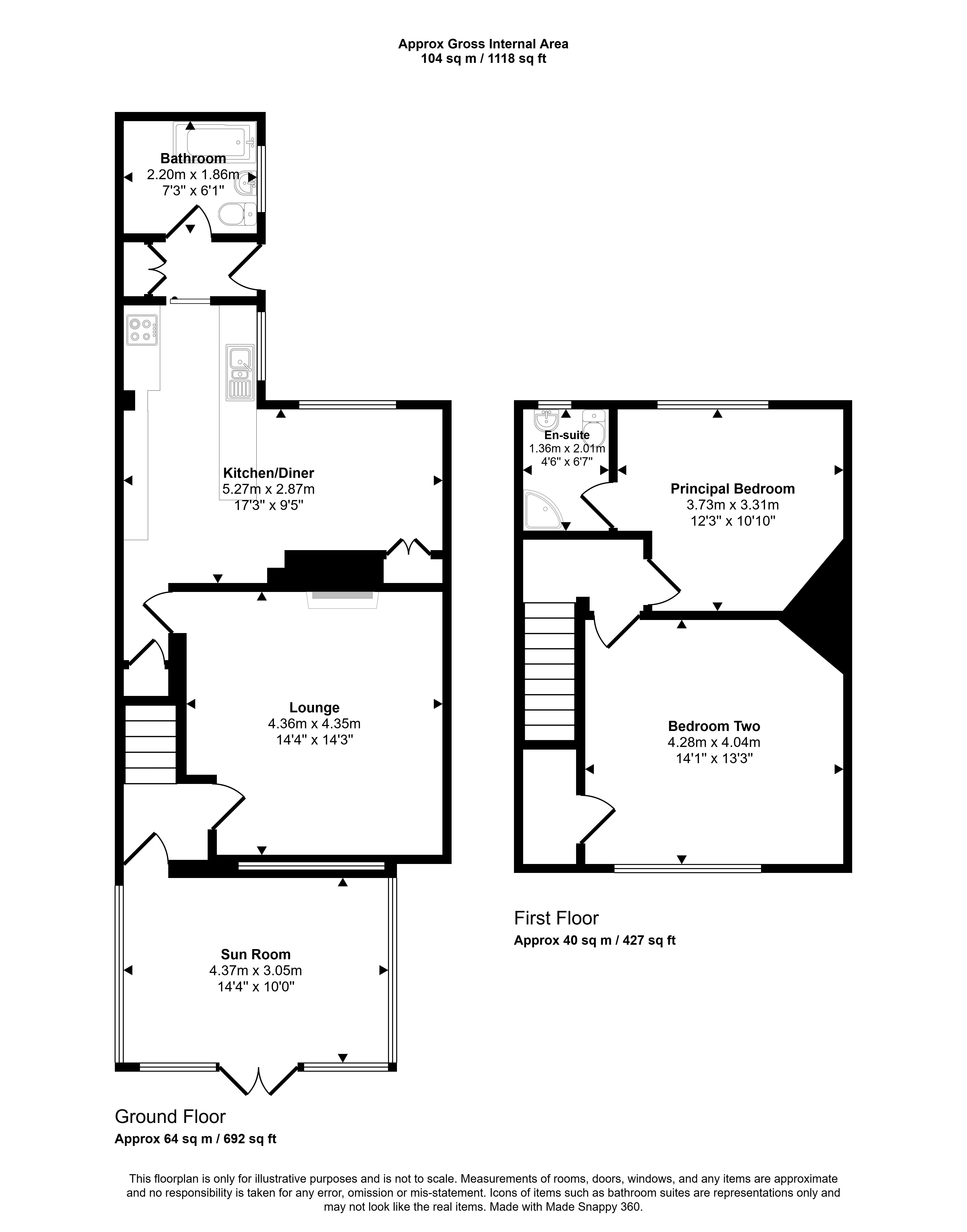 24, Briarwood Street, Houghton Le Spring floorplan