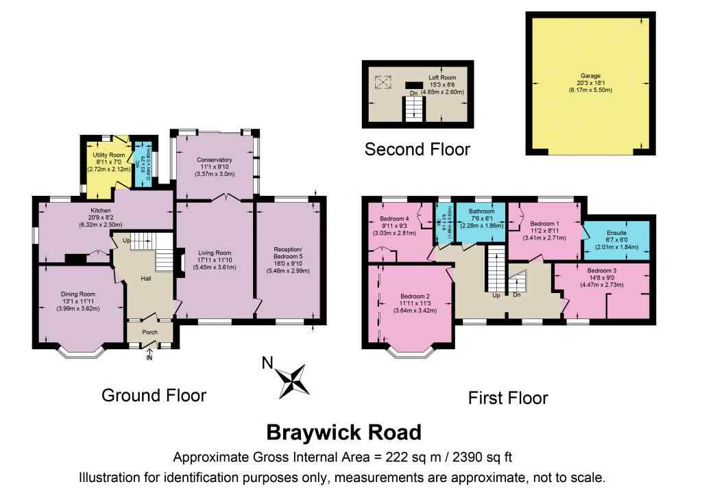 4 Bedrooms Detached house for sale in Braywick Road, Maidenhead SL6
