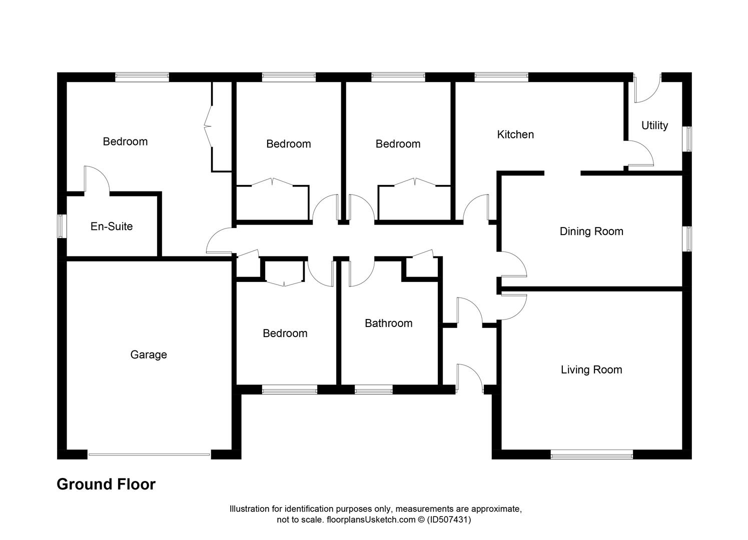 4 Bedrooms Detached bungalow for sale in Braemar Gardens, Glenrothes KY6