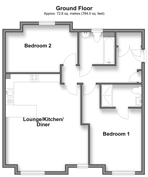 Springhead Parkway, Gravesend floorplan