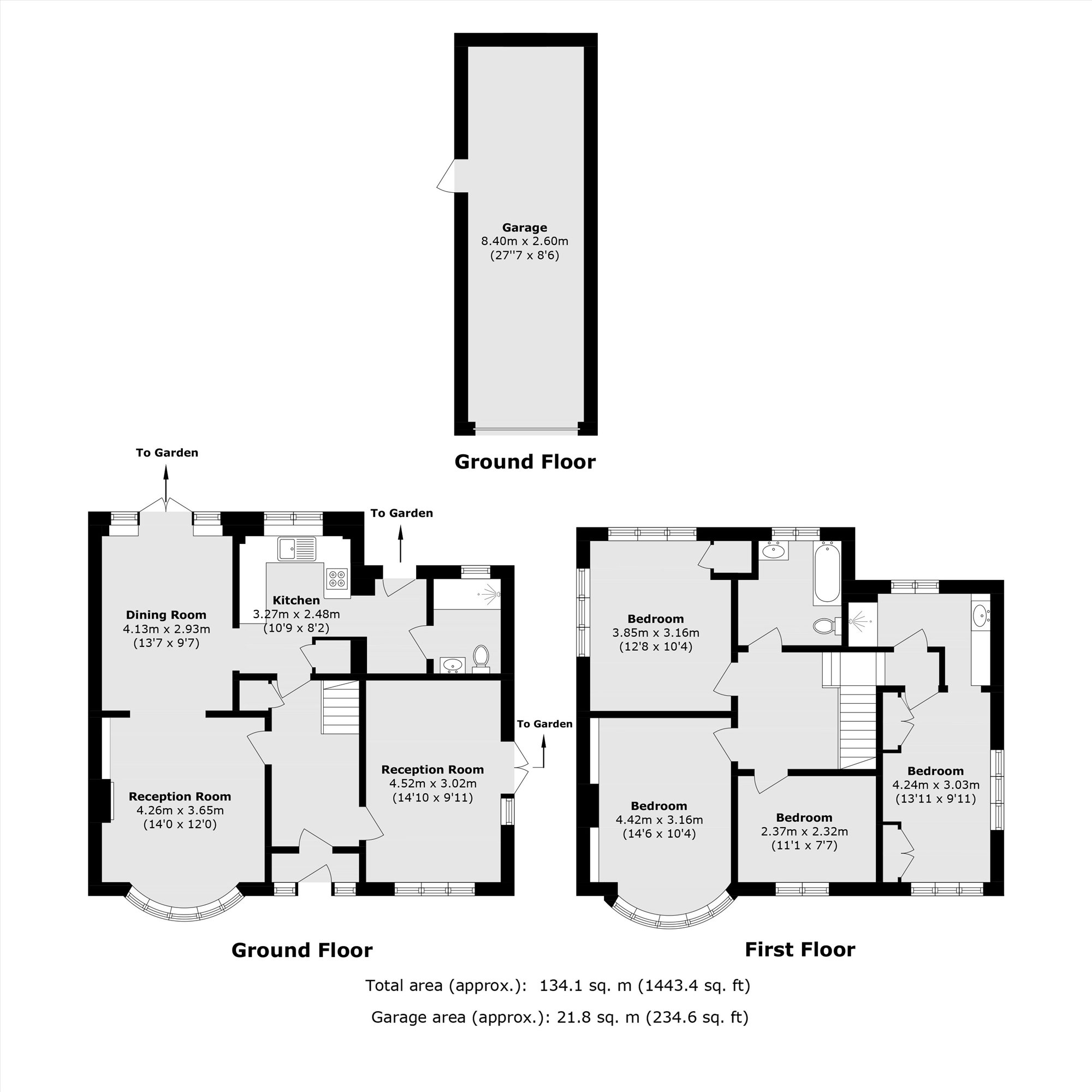 16, Southfields Avenue, Ashford floorplan