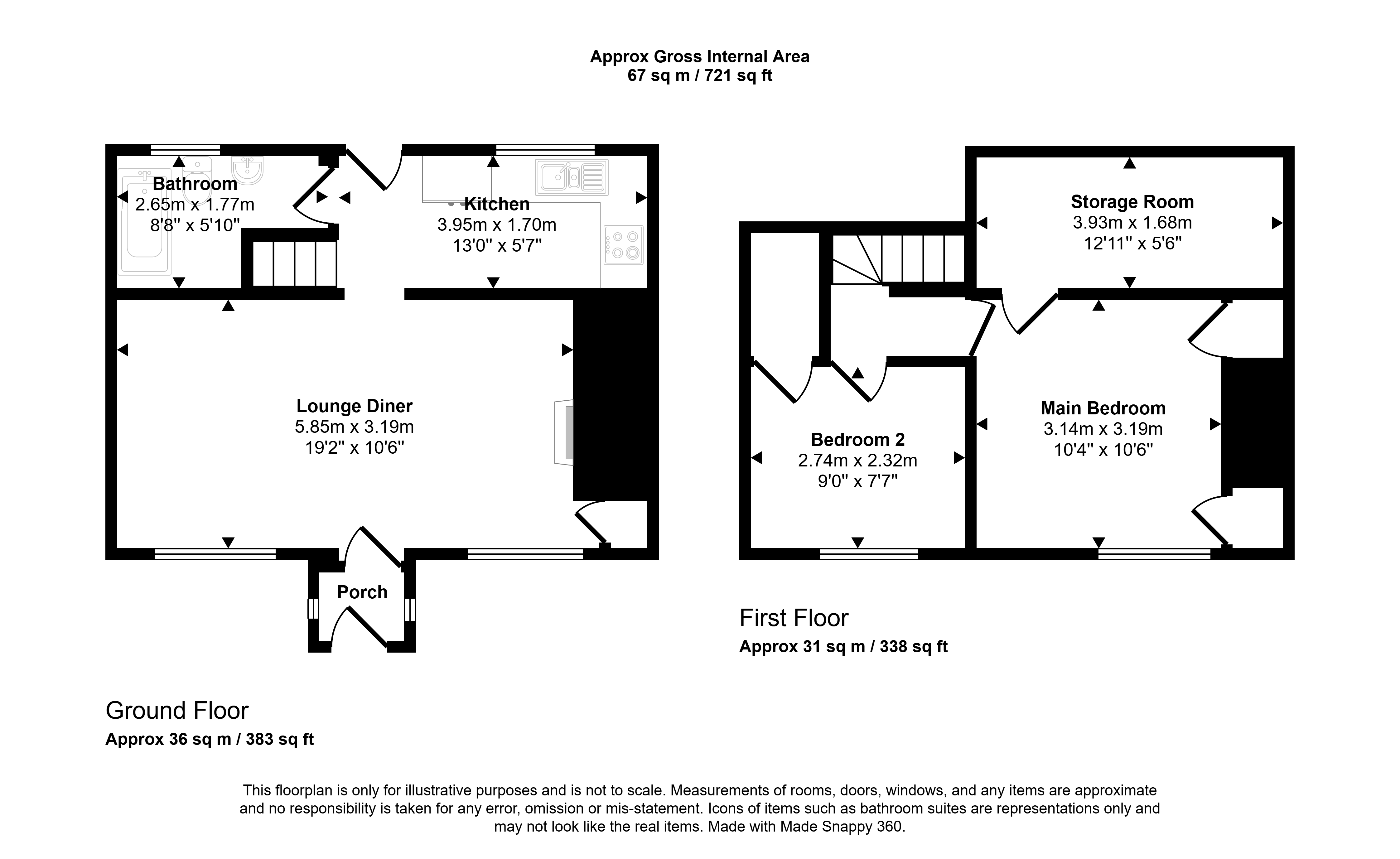 Bracken Cottage, Stedham floorplan