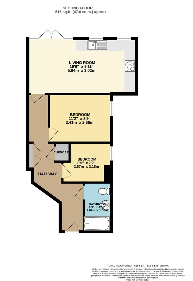 17 Blue Mill, Station Road, Fowey floorplan