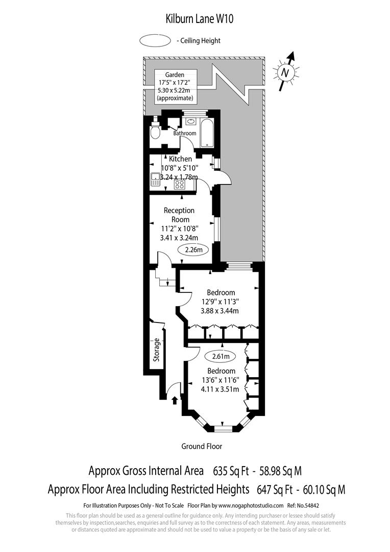 247, Kilburn Lane, London floorplan