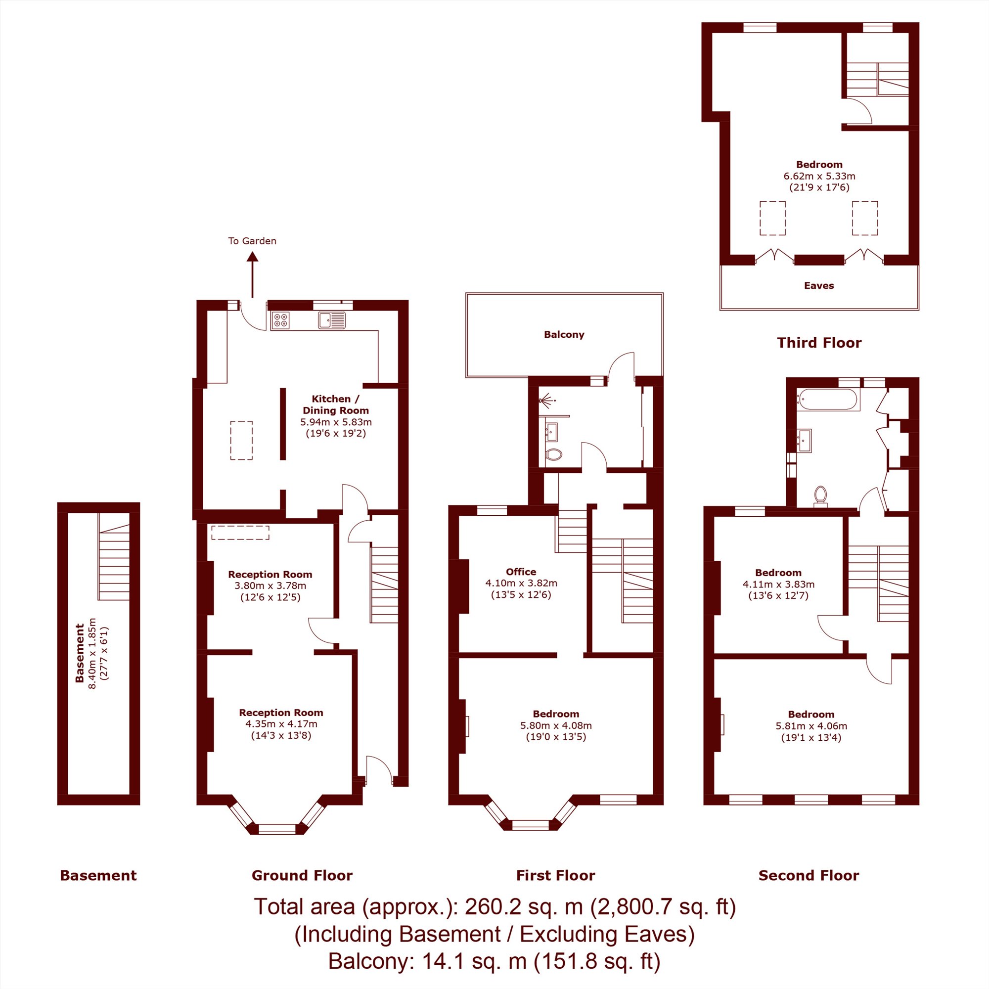 30, Agate Road, London floorplan