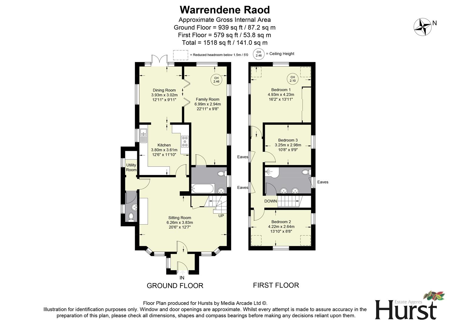 Quantulus,, Warrendene Road, Hughenden Valley floorplan