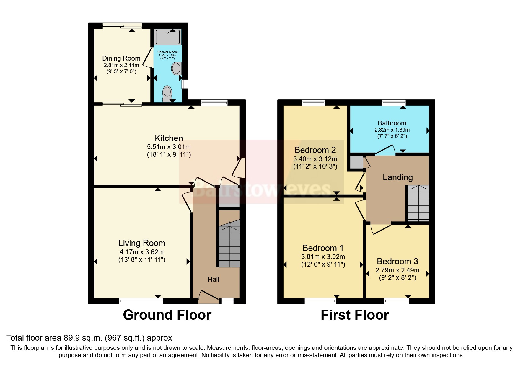 Queensway, Great Cornard, Sudbury, Suffolk CO10, 3 bedroom semi